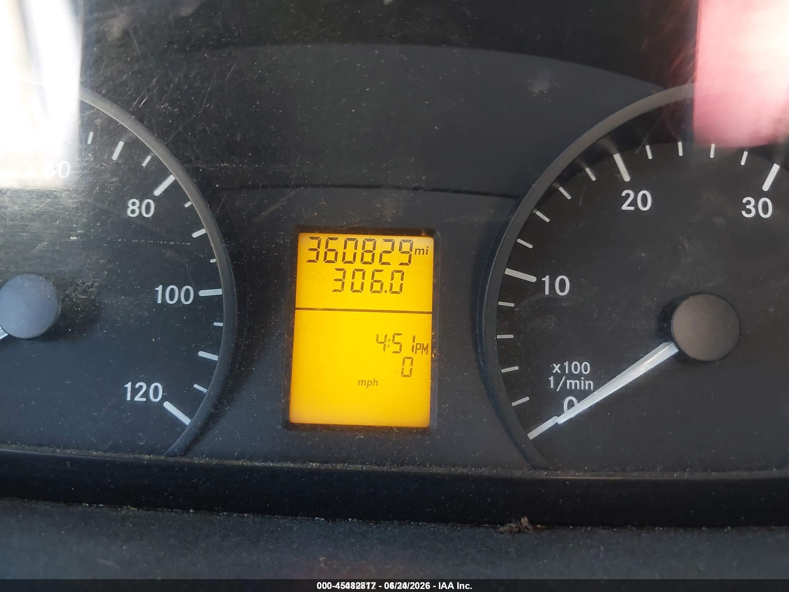 2011 Mercedes-benz Sprinter 2500 High Roof White vin: WD3PE8CB5B5606048