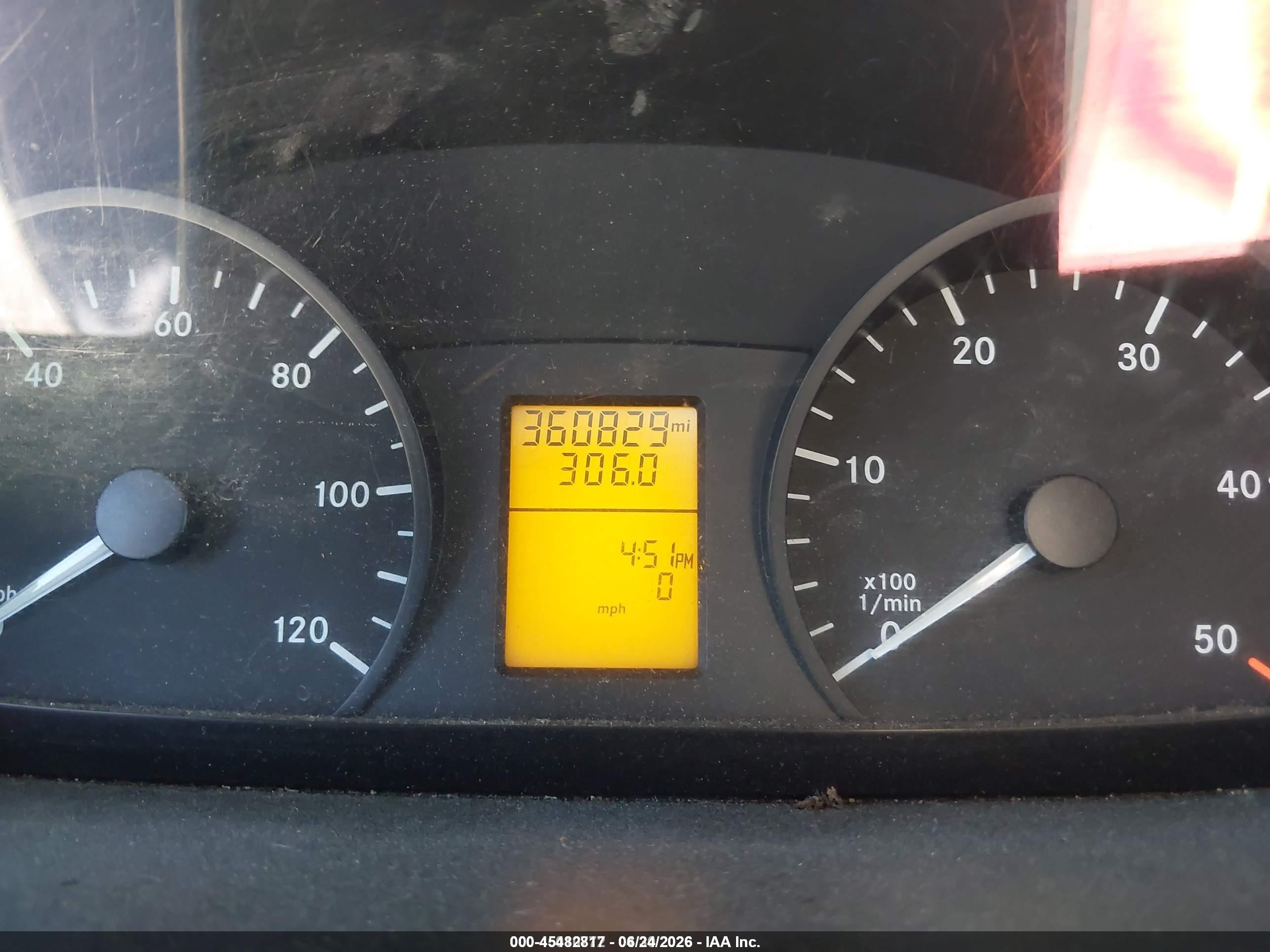 2011 Mercedes-benz Sprinter 2500 High Roof White vin: WD3PE8CB5B5606048