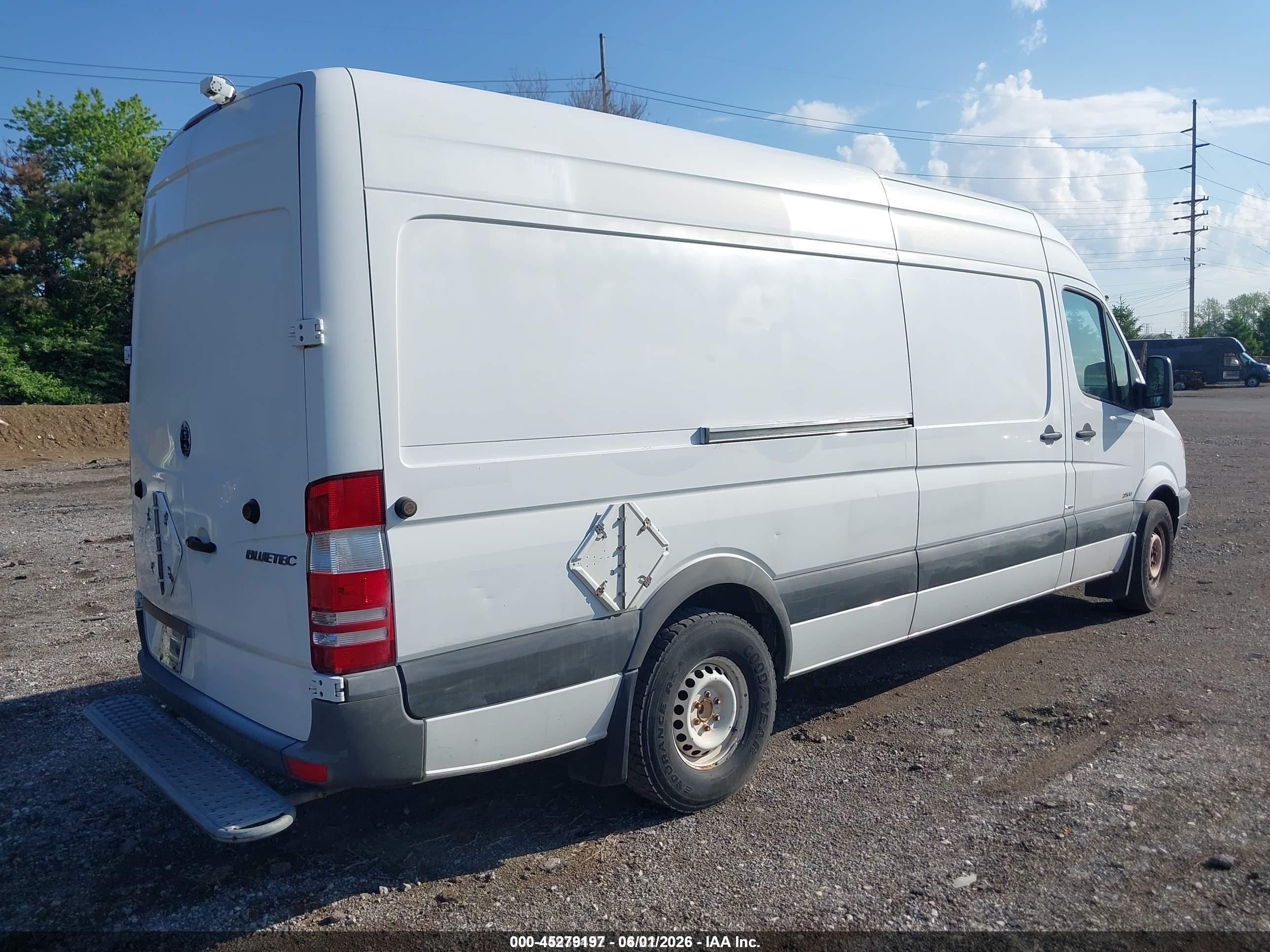 2012 Mercedes-benz Sprinter 2500 High Roof White vin: WD3PE8CB7C5672506