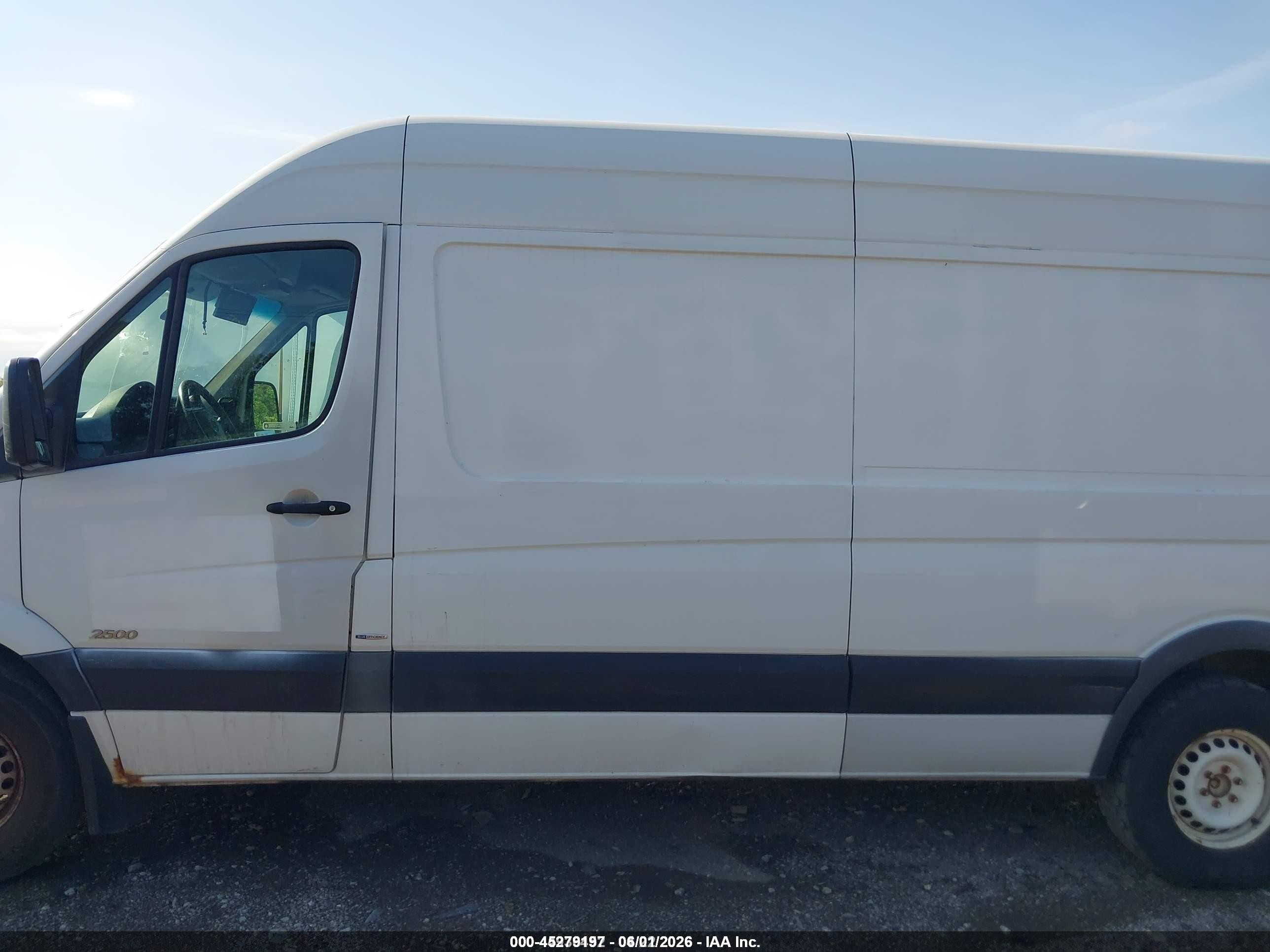 2012 Mercedes-benz Sprinter 2500 High Roof White vin: WD3PE8CB7C5672506