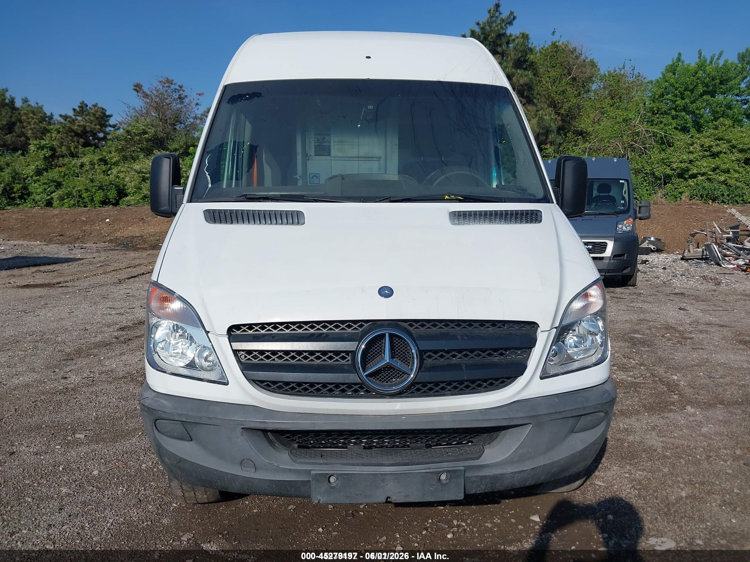 2012 Mercedes-benz Sprinter 2500 High Roof White vin: WD3PE8CB7C5672506