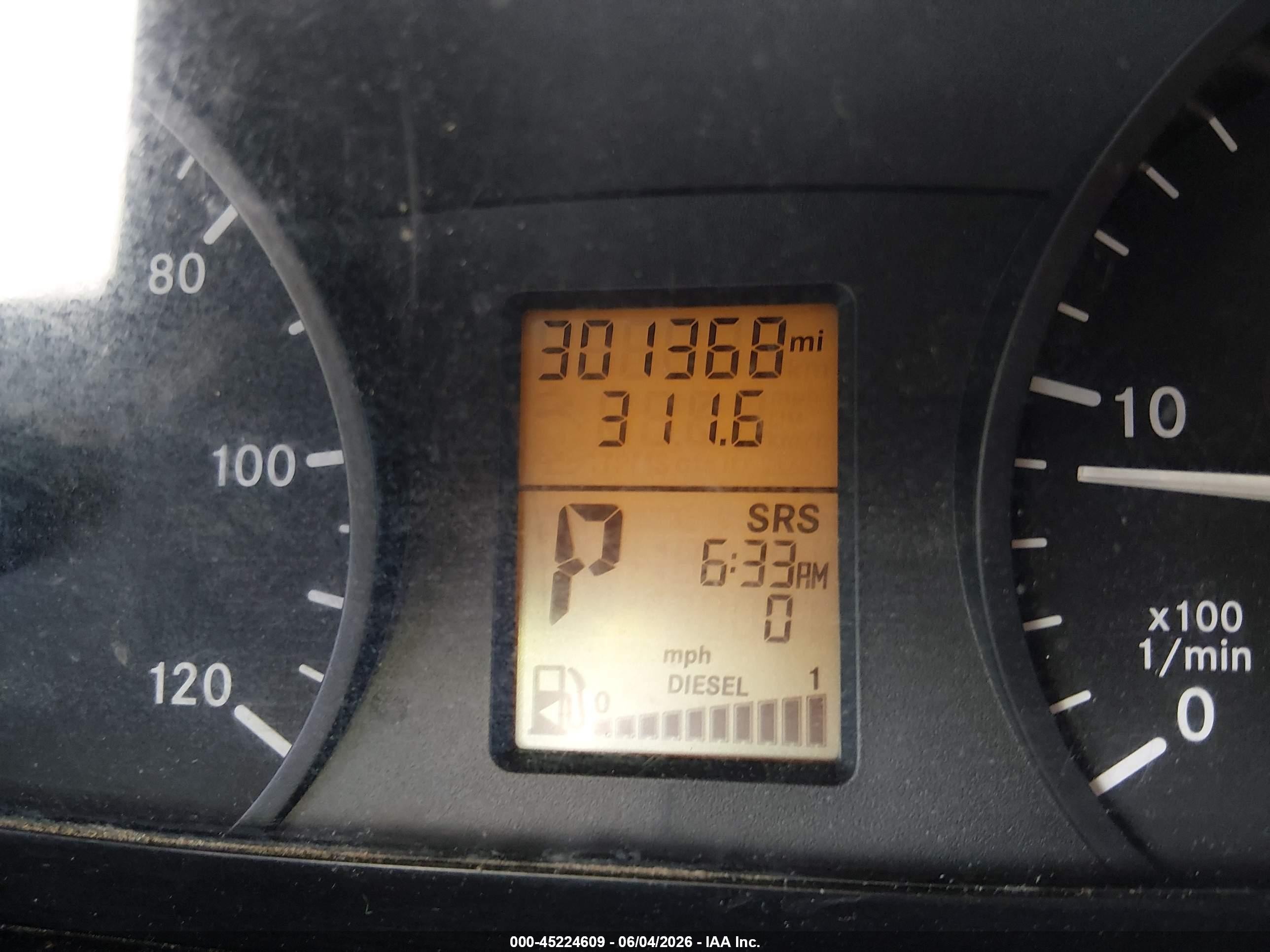 2011 Mercedes-benz Sprinter 2500 High Roof White vin: WD3PE8CB9B5600530