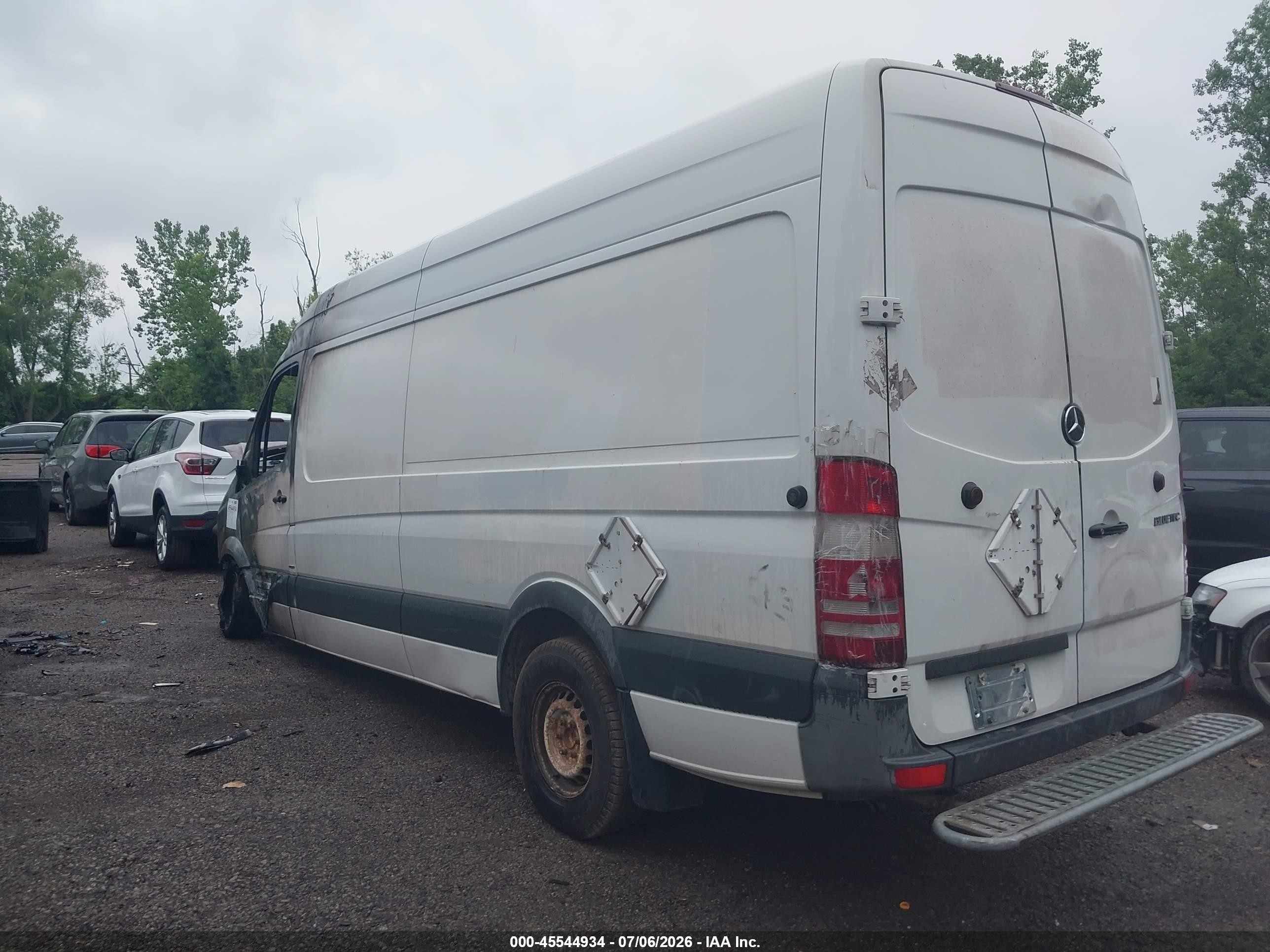 2012 Mercedes-benz Sprinter 2500 High Roof White vin: WD3PE8CB9C5702430