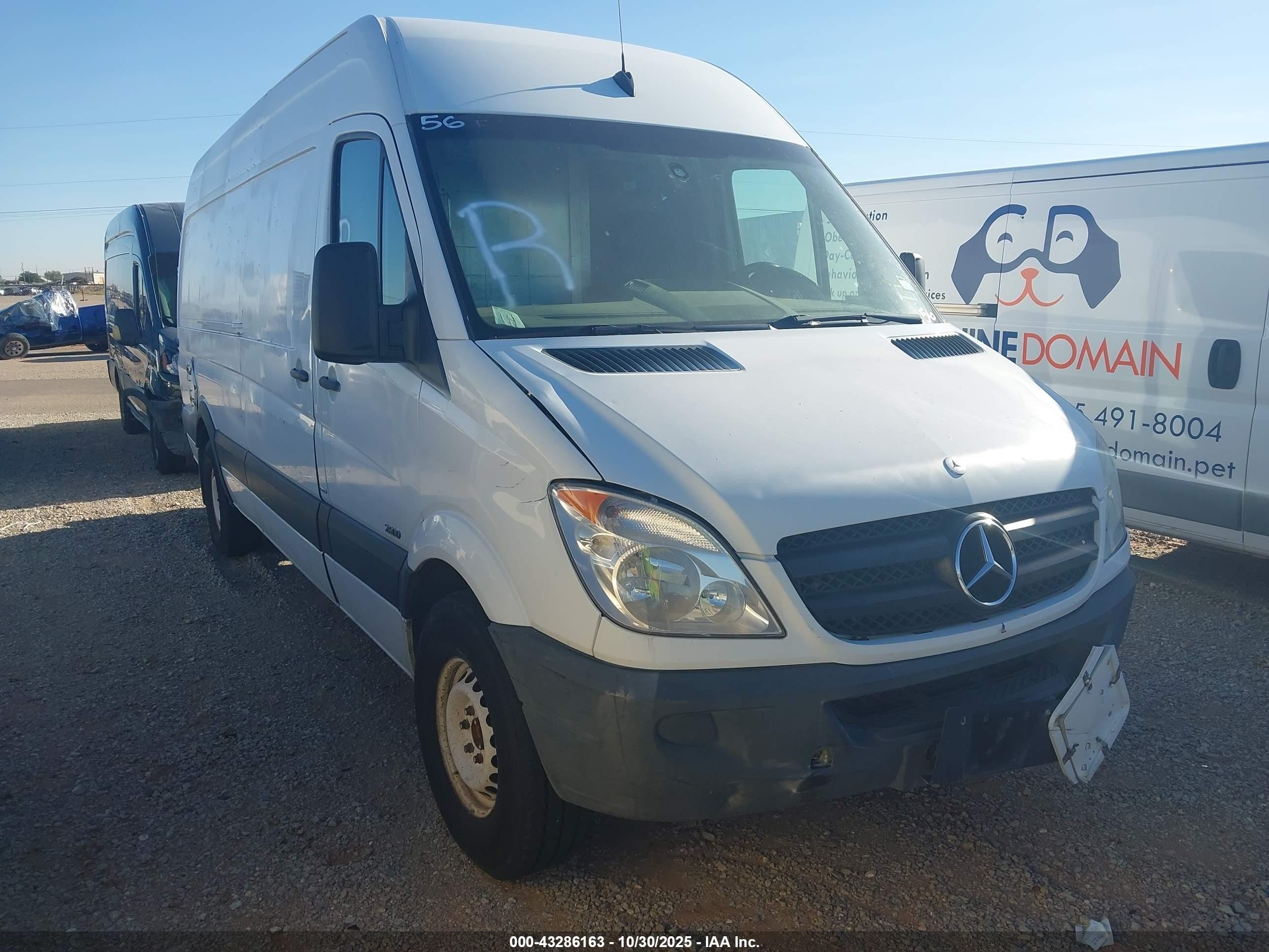2011 Mercedes-benz Sprinter 2500 High Roof White vin: WD3PE8CBXB5567229
