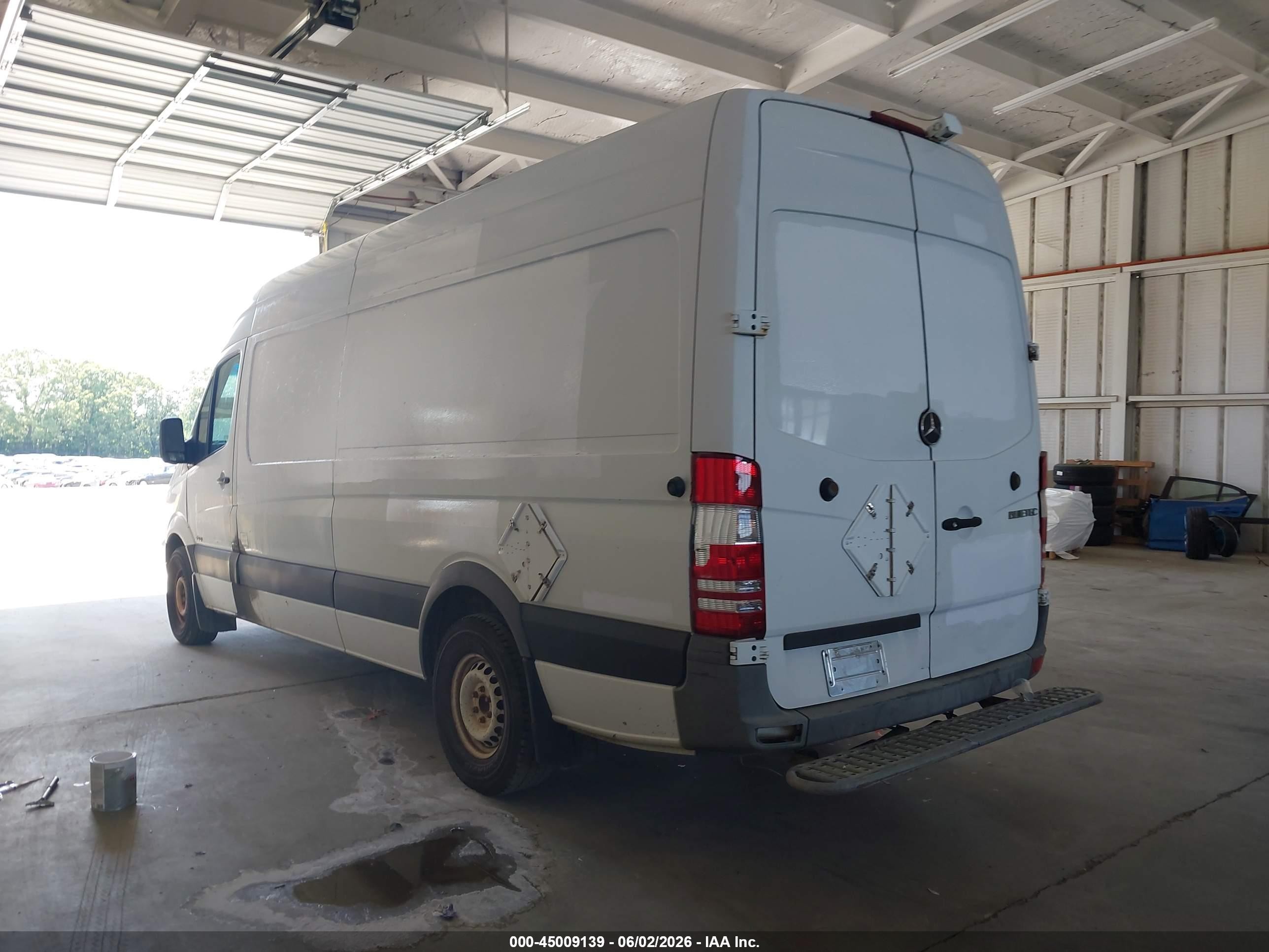 2012 Mercedes-benz Sprinter 2500 High Roof White vin: WD3PE8CBXC5696489