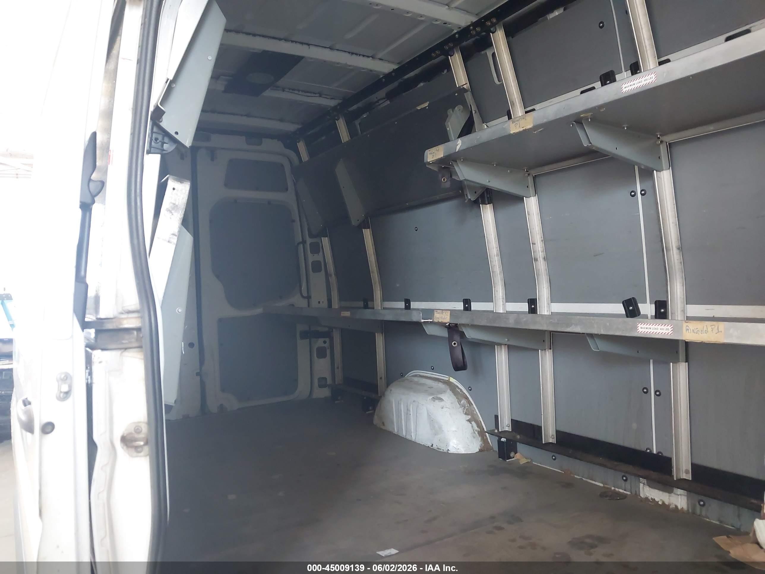 2012 Mercedes-benz Sprinter 2500 High Roof White vin: WD3PE8CBXC5696489