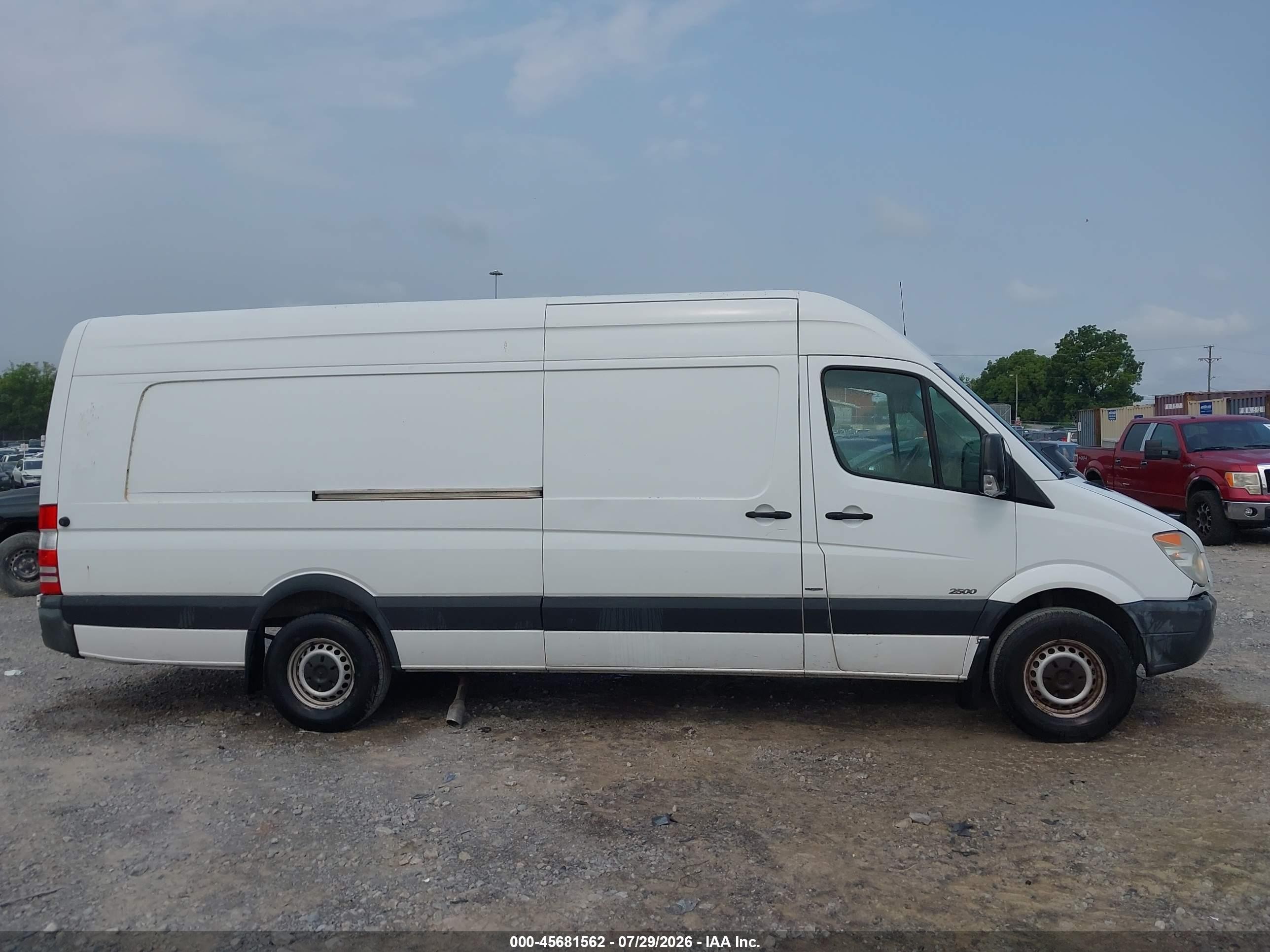 2013 Mercedes-benz Sprinter 2500 High Roof White vin: WD3PE8CC0D5767130
