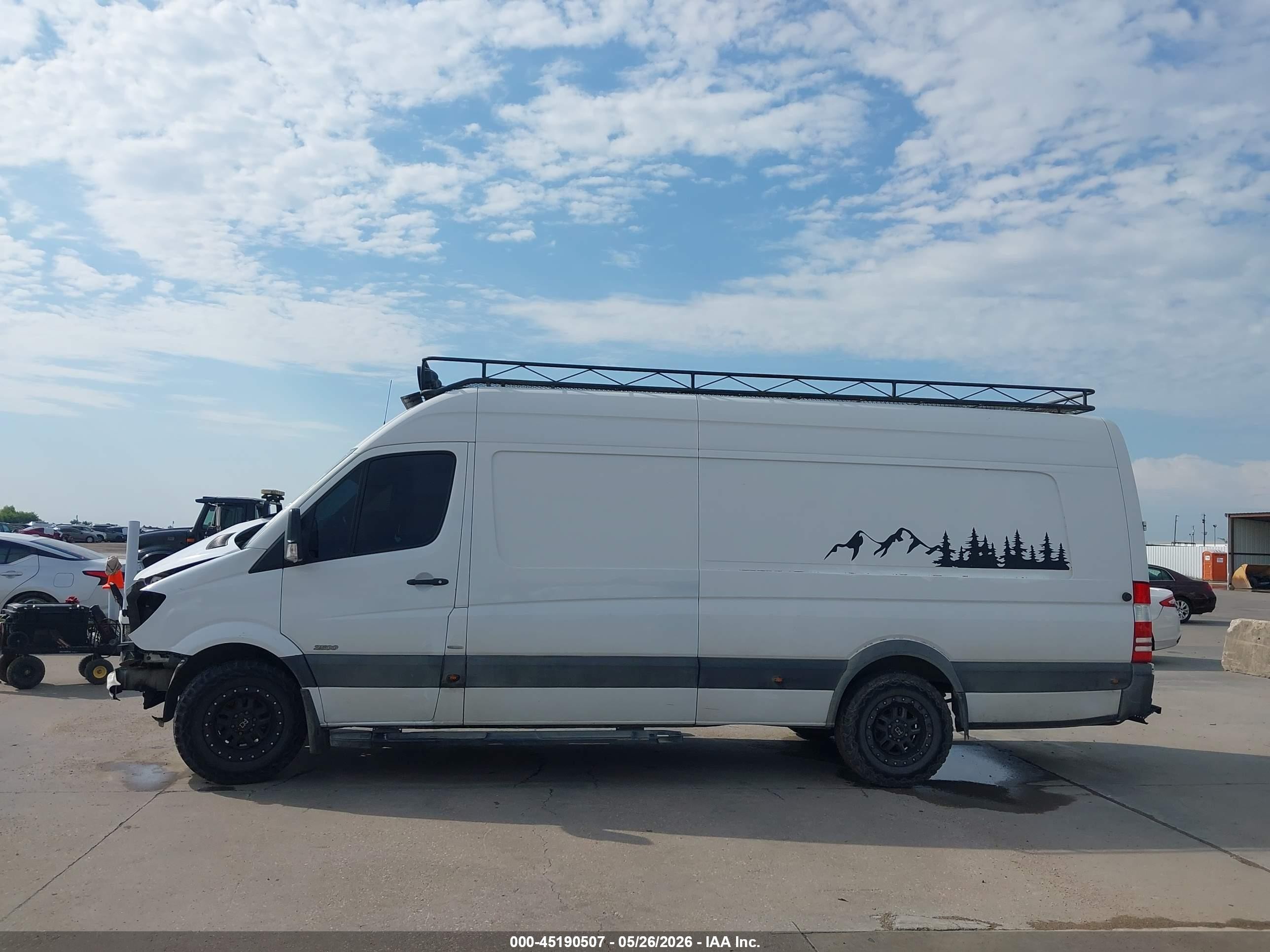 2013 Mercedes-benz Sprinter 2500 High Roof White vin: WD3PE8CC5D5785767
