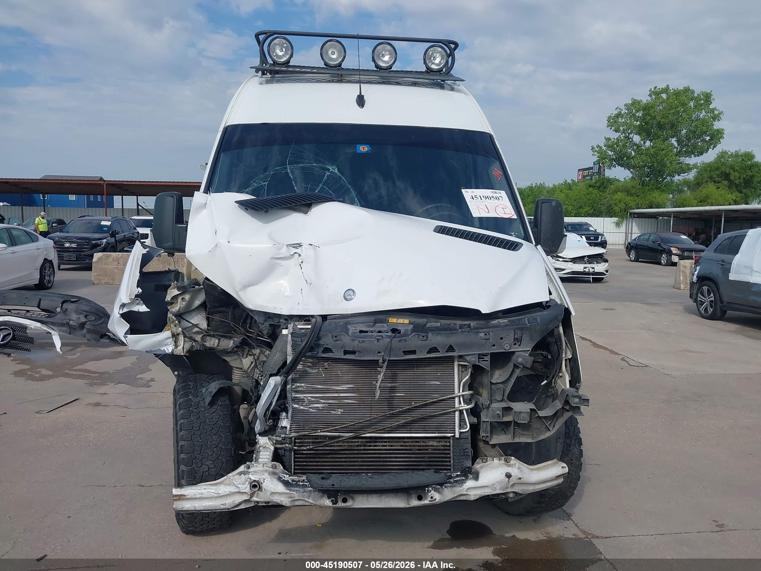 2013 Mercedes-benz Sprinter 2500 High Roof White vin: WD3PE8CC5D5785767