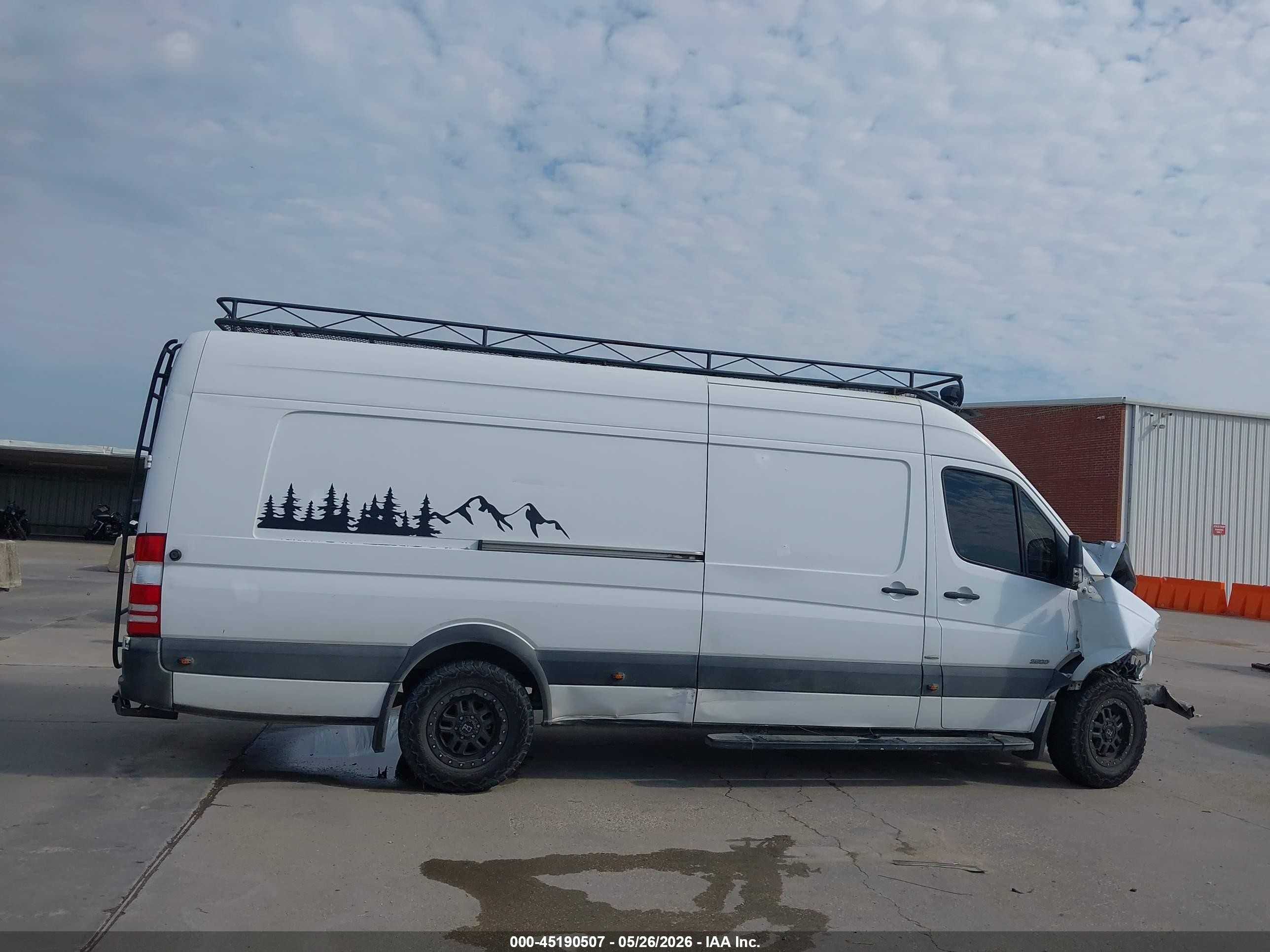 2013 Mercedes-benz Sprinter 2500 High Roof White vin: WD3PE8CC5D5785767