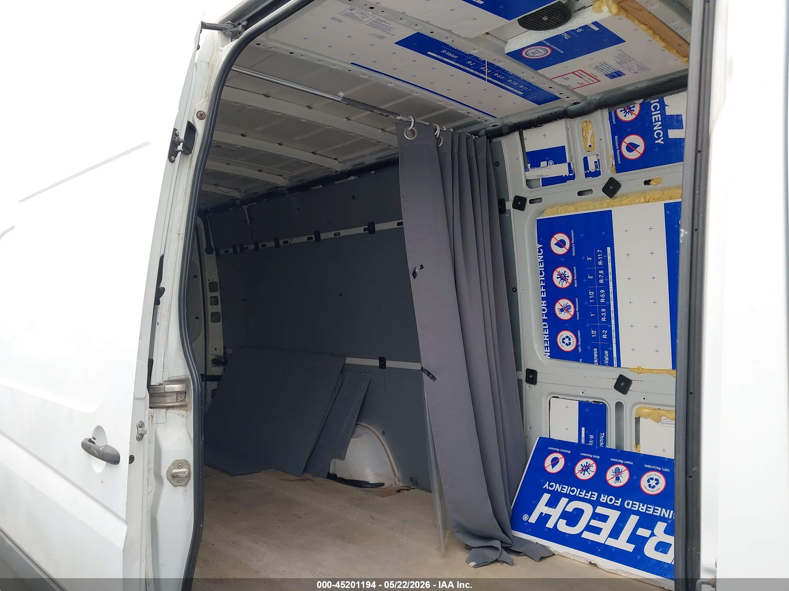 2012 Mercedes-benz Sprinter 2500 High Roof Белый vin: WD3PE8CC6C5617215