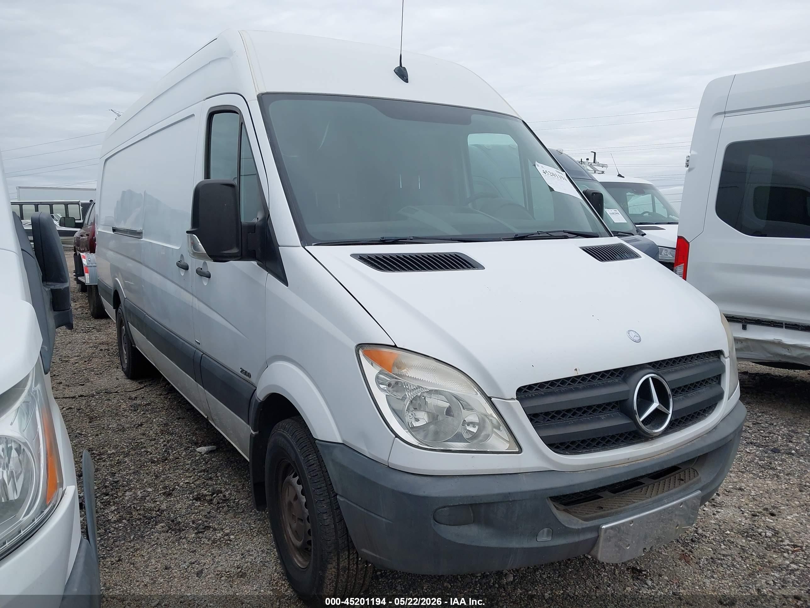 2012 Mercedes-benz Sprinter 2500 High Roof White vin: WD3PE8CC6C5617215