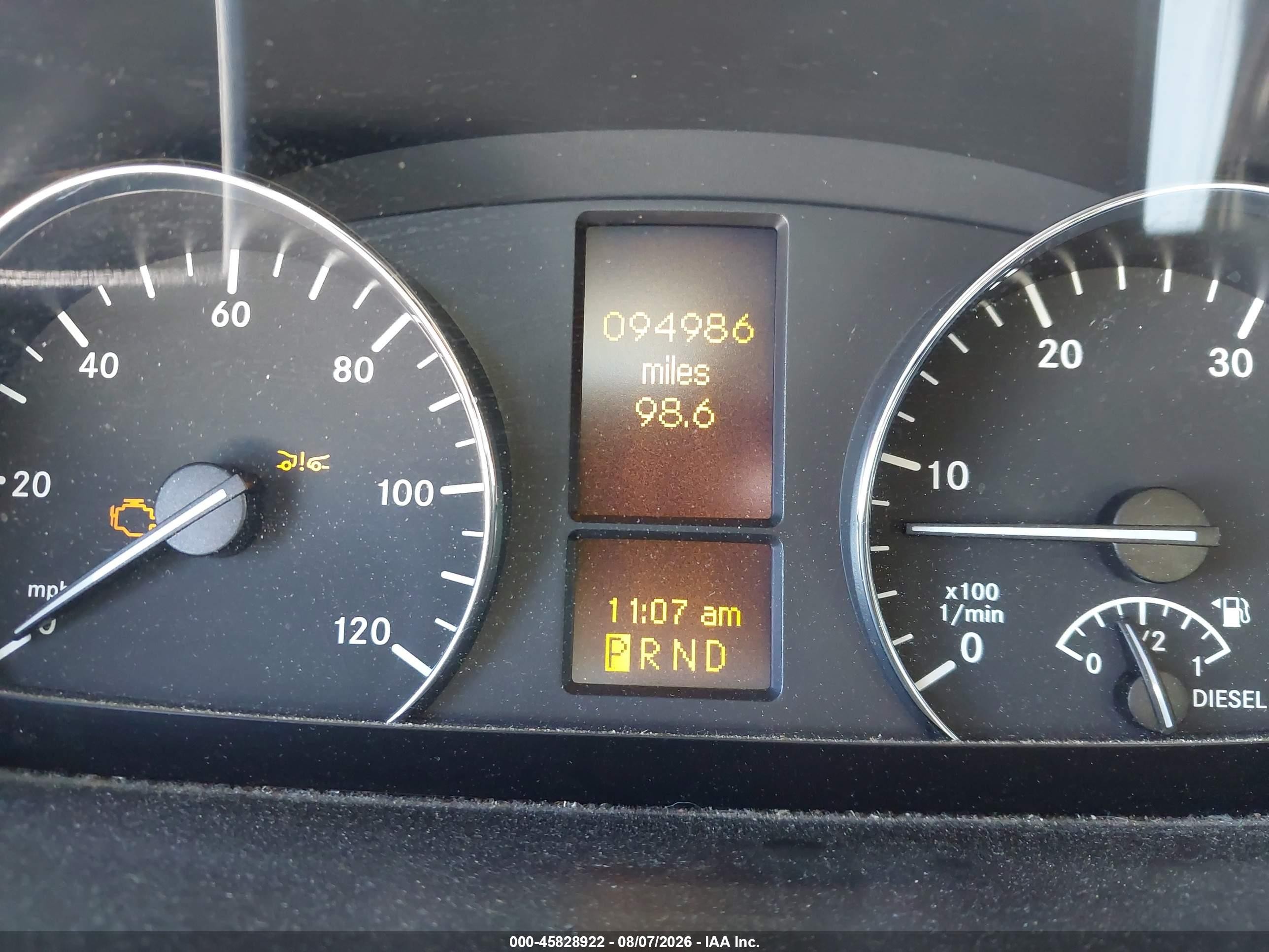 2015 Mercedes-benz Sprinter 2500 High Roof White vin: WD3PE8CC6FP105995