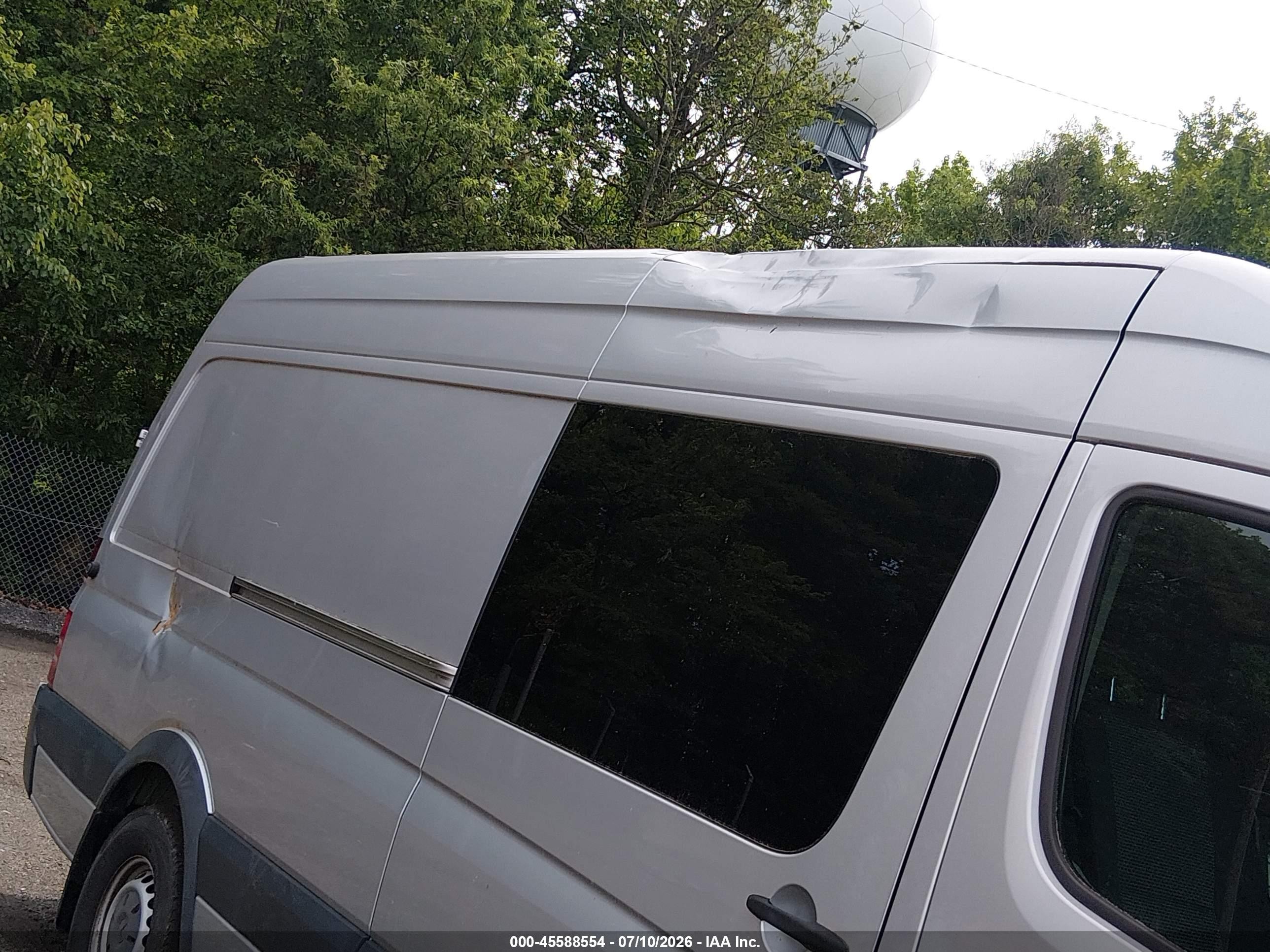 2012 Mercedes-benz Sprinter 2500 High Roof Silver vin: WD3PE8CC7C5624870