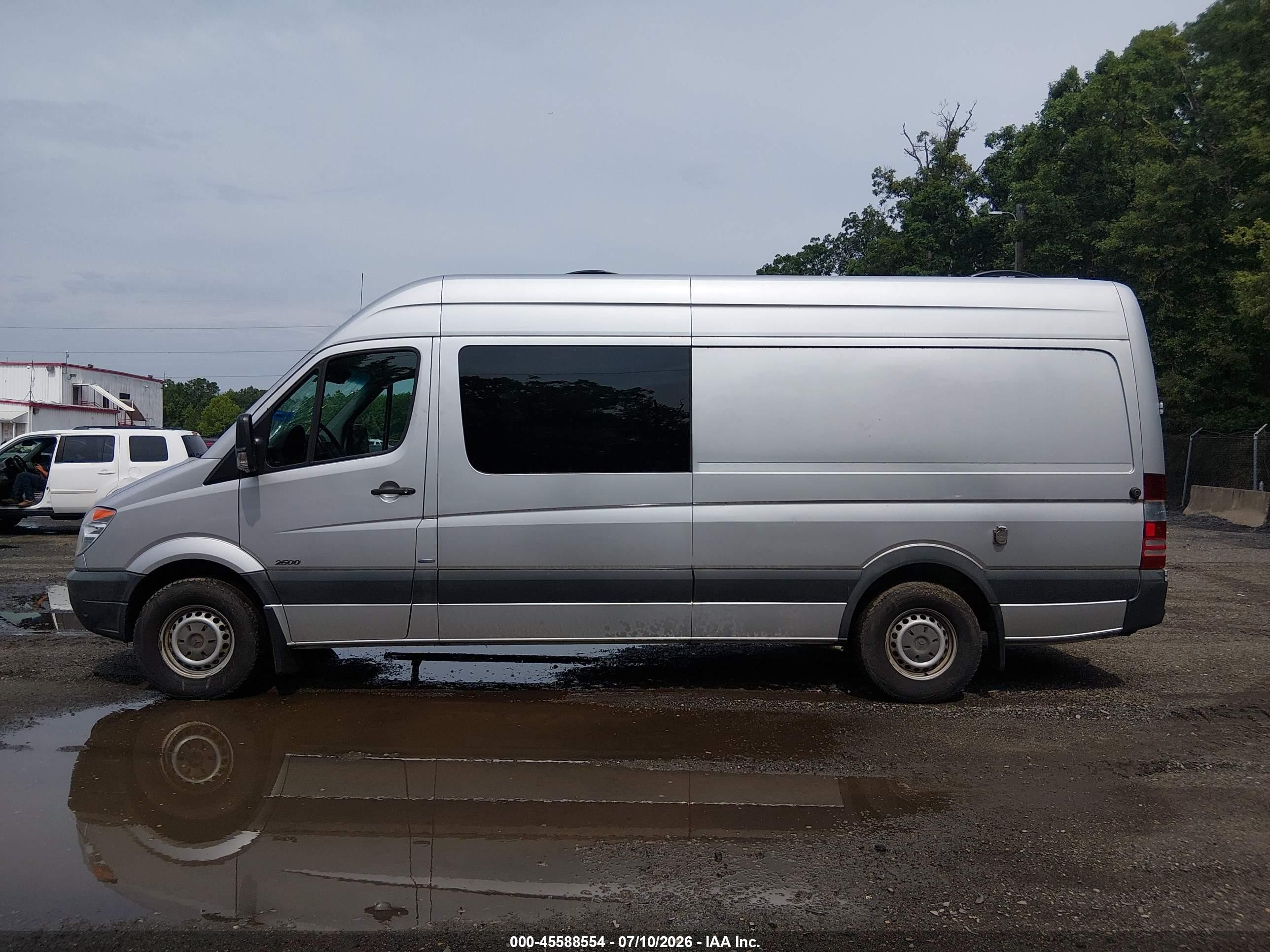 2012 Mercedes-benz Sprinter 2500 High Roof Silver vin: WD3PE8CC7C5624870