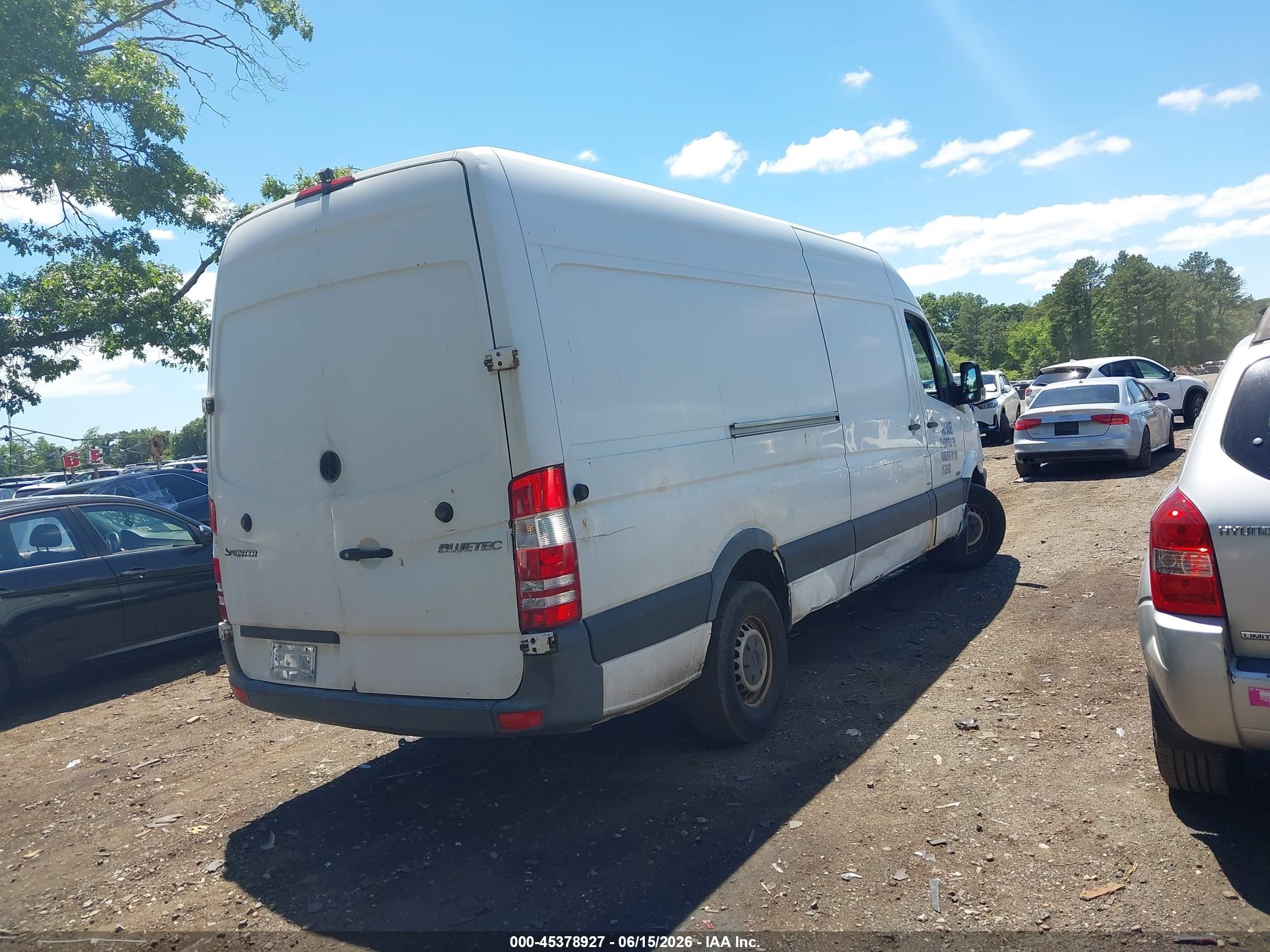 2012 Mercedes-benz Sprinter 2500 High Roof White vin: WD3PE8CC8C5648269