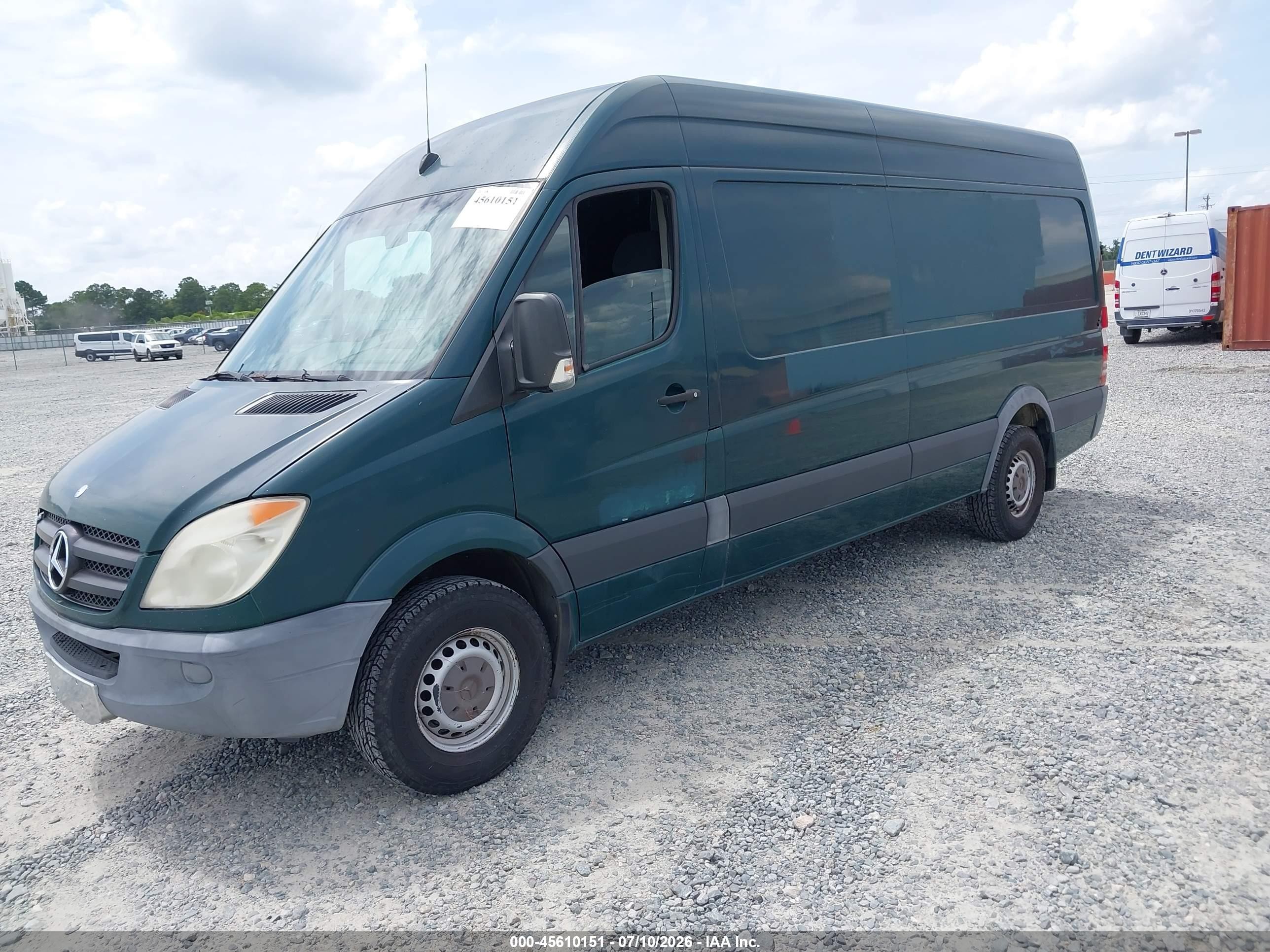 2012 Mercedes-benz Sprinter 2500 High Roof Green vin: WD3PE8CC9C5630864