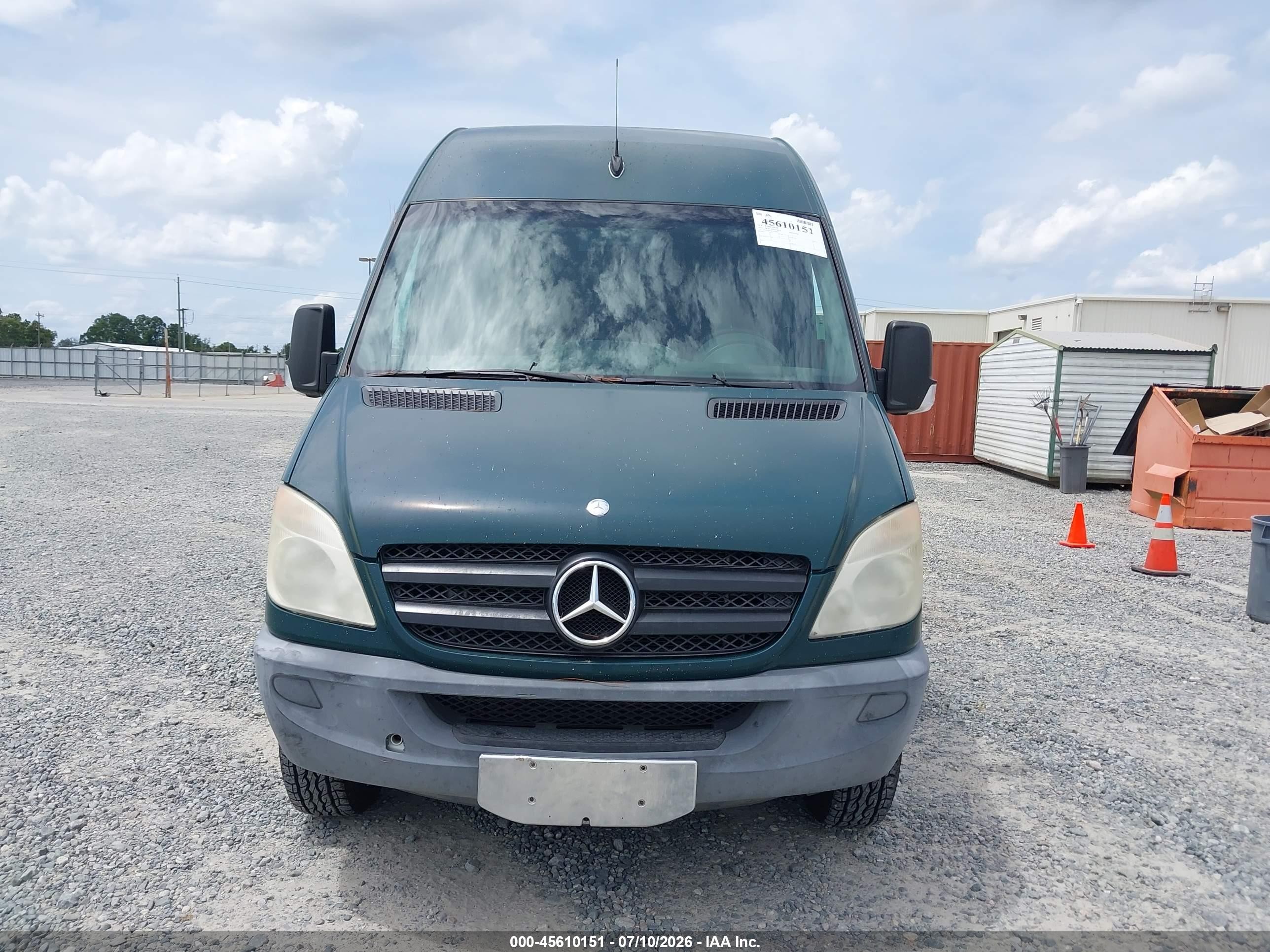 2012 Mercedes-benz Sprinter 2500 High Roof Green vin: WD3PE8CC9C5630864