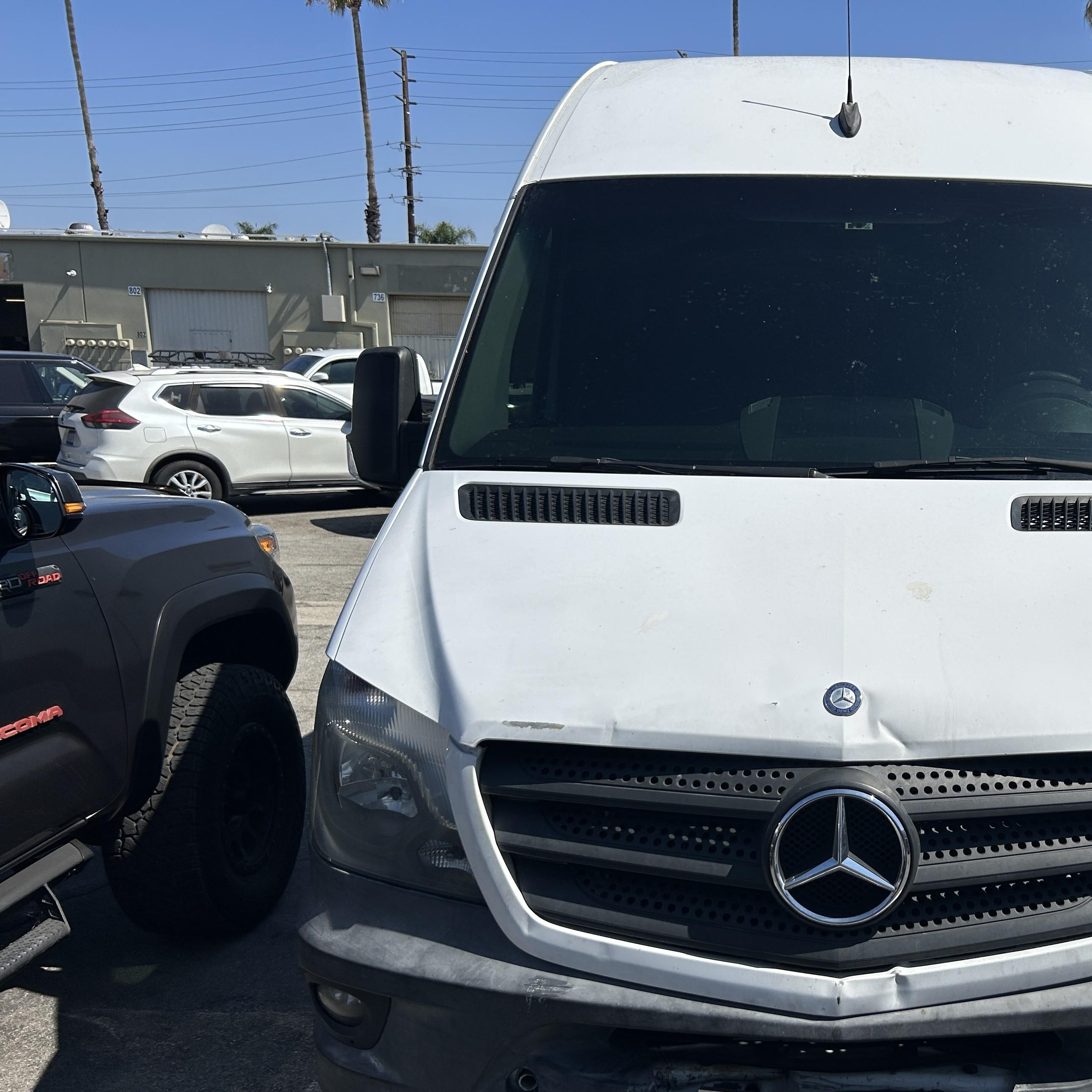 2015 Mercedes-benz Sprinter 2500 High Roof White vin: WD3PE8CC9F5990303