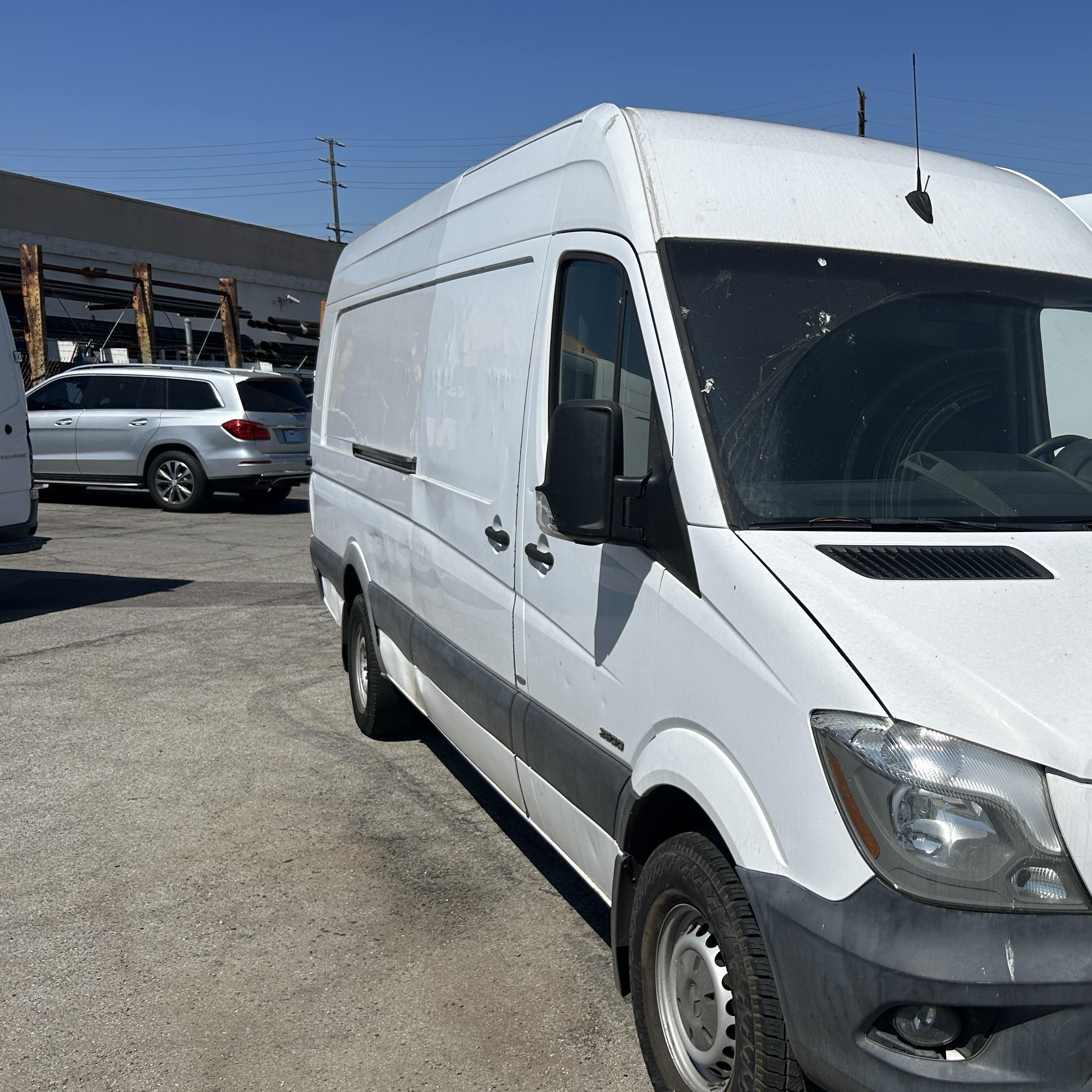 2015 Mercedes-benz Sprinter 2500 High Roof White vin: WD3PE8CCXFP129443