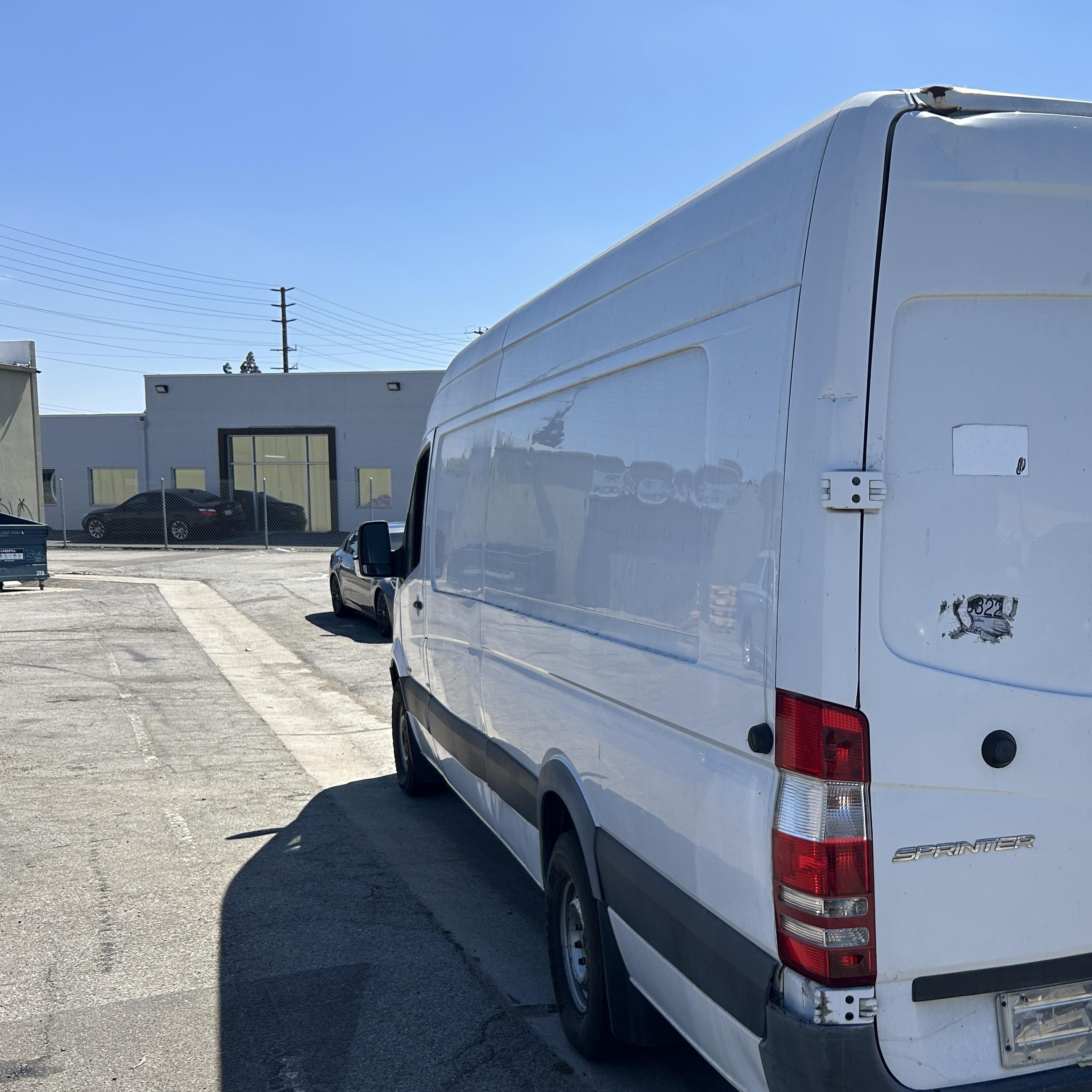 2015 Mercedes-benz Sprinter 2500 High Roof White vin: WD3PE8CCXFP129443