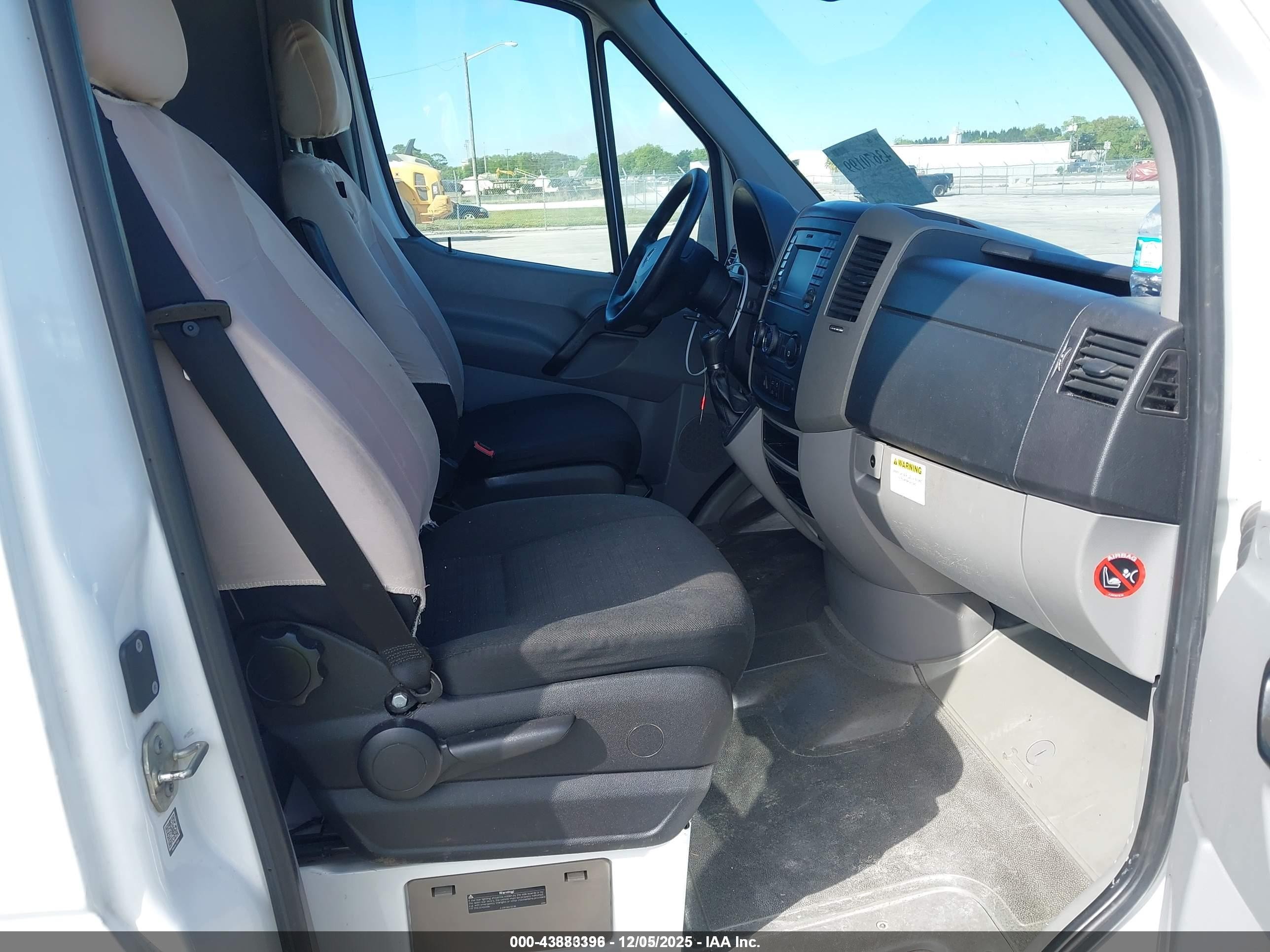 2018 Mercedes-benz Sprinter 2500 High Roof V6 White vin: WD3PE8CD1JP597224