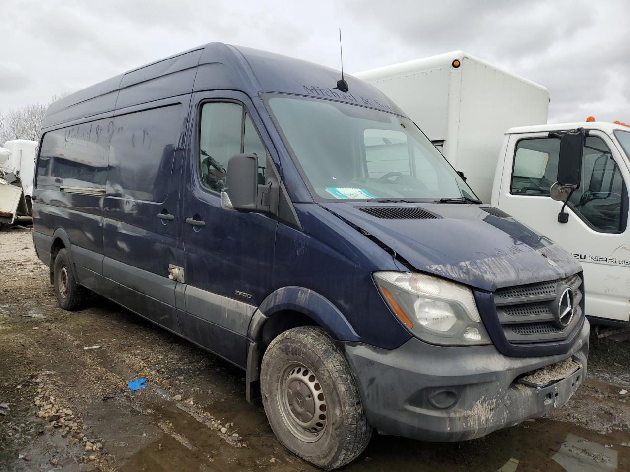 2015 Mercedes-benz Sprinter 2500 Blue vin: WD3PE8DC3F5954640