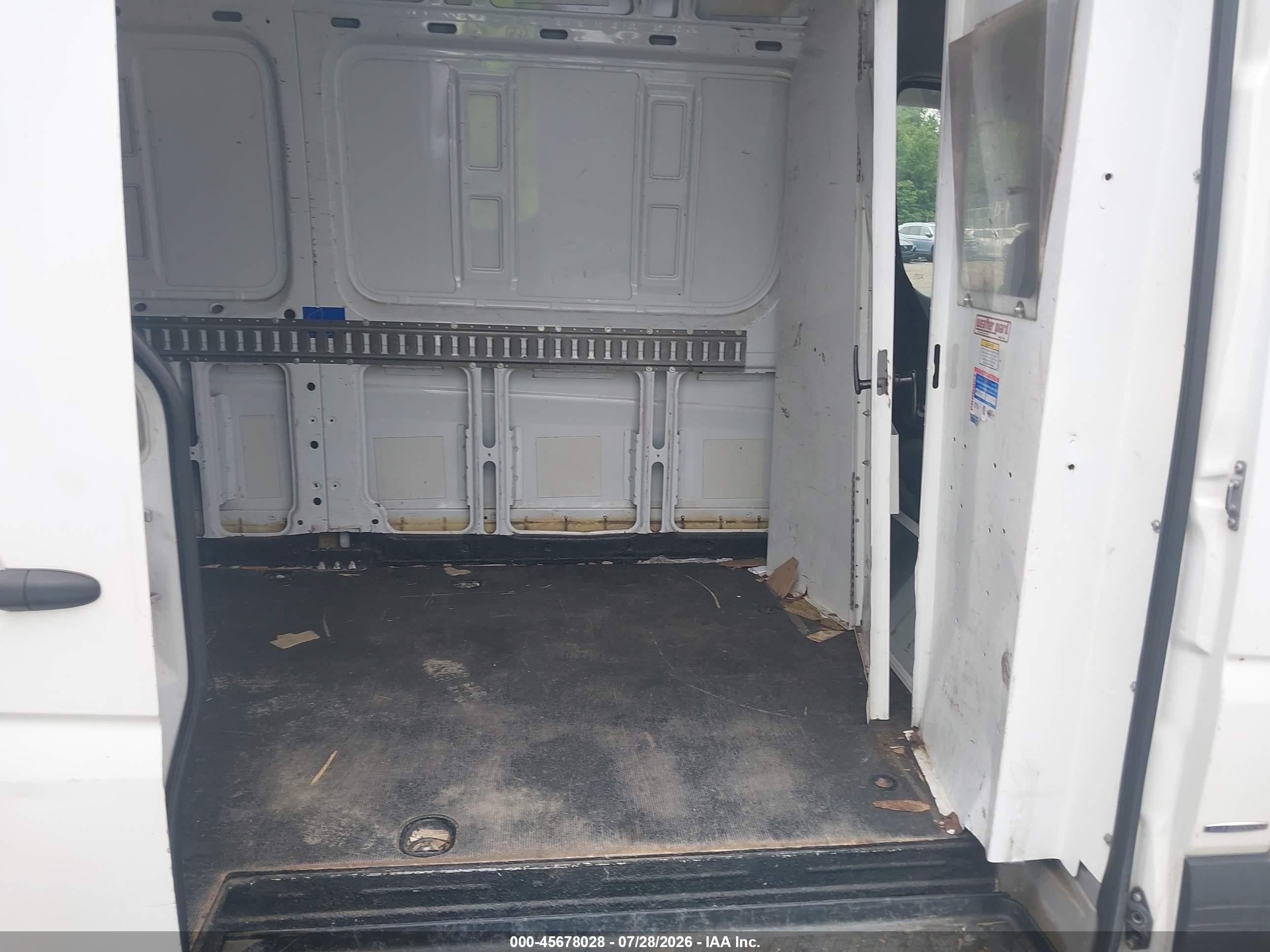 2014 Mercedes-benz Sprinter 2500 High Roof White vin: WD3PE8DC4E5910550
