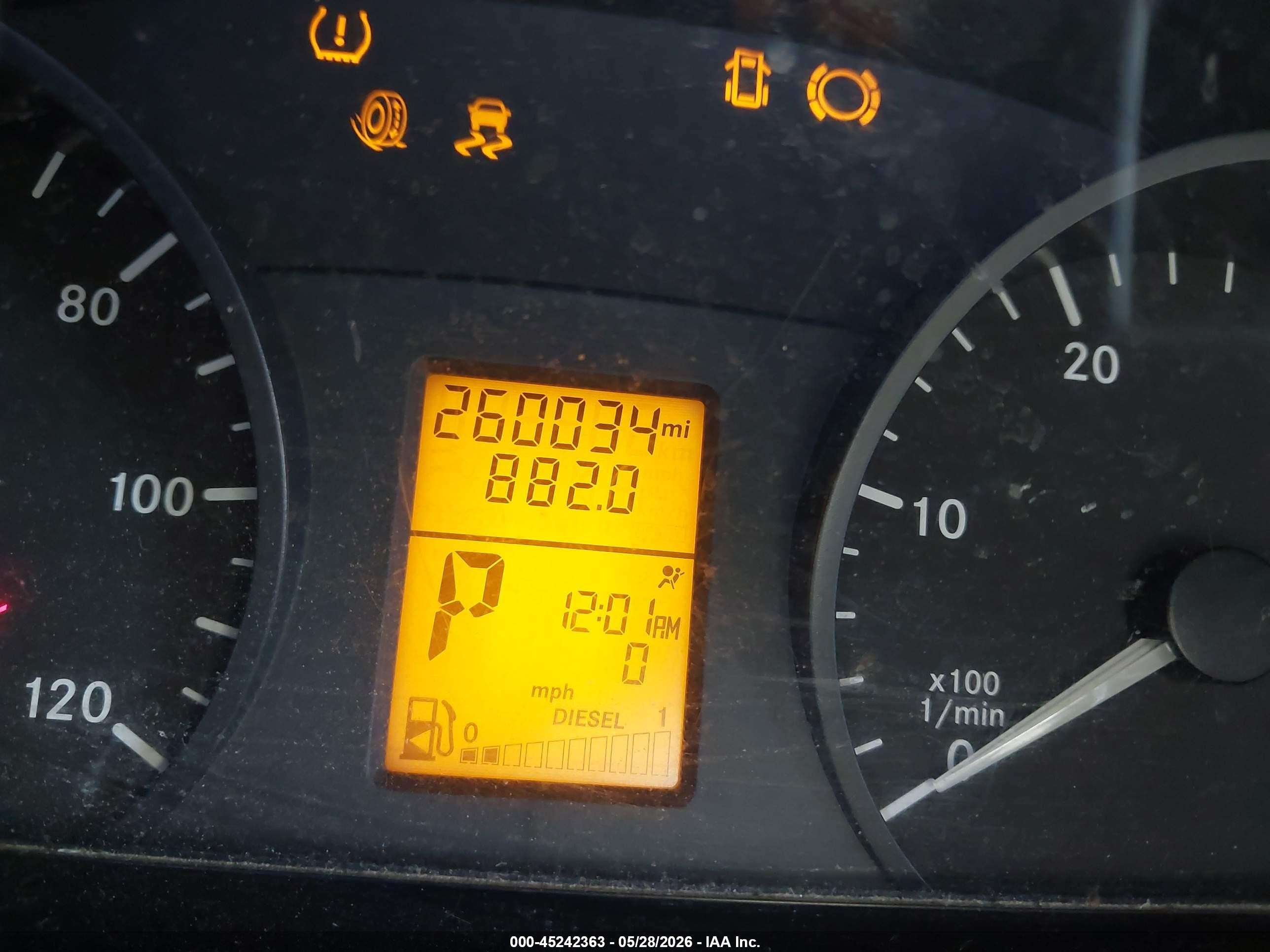 2015 Mercedes-benz Sprinter 2500 High Roof Белый vin: WD3PE8DC9F5954643