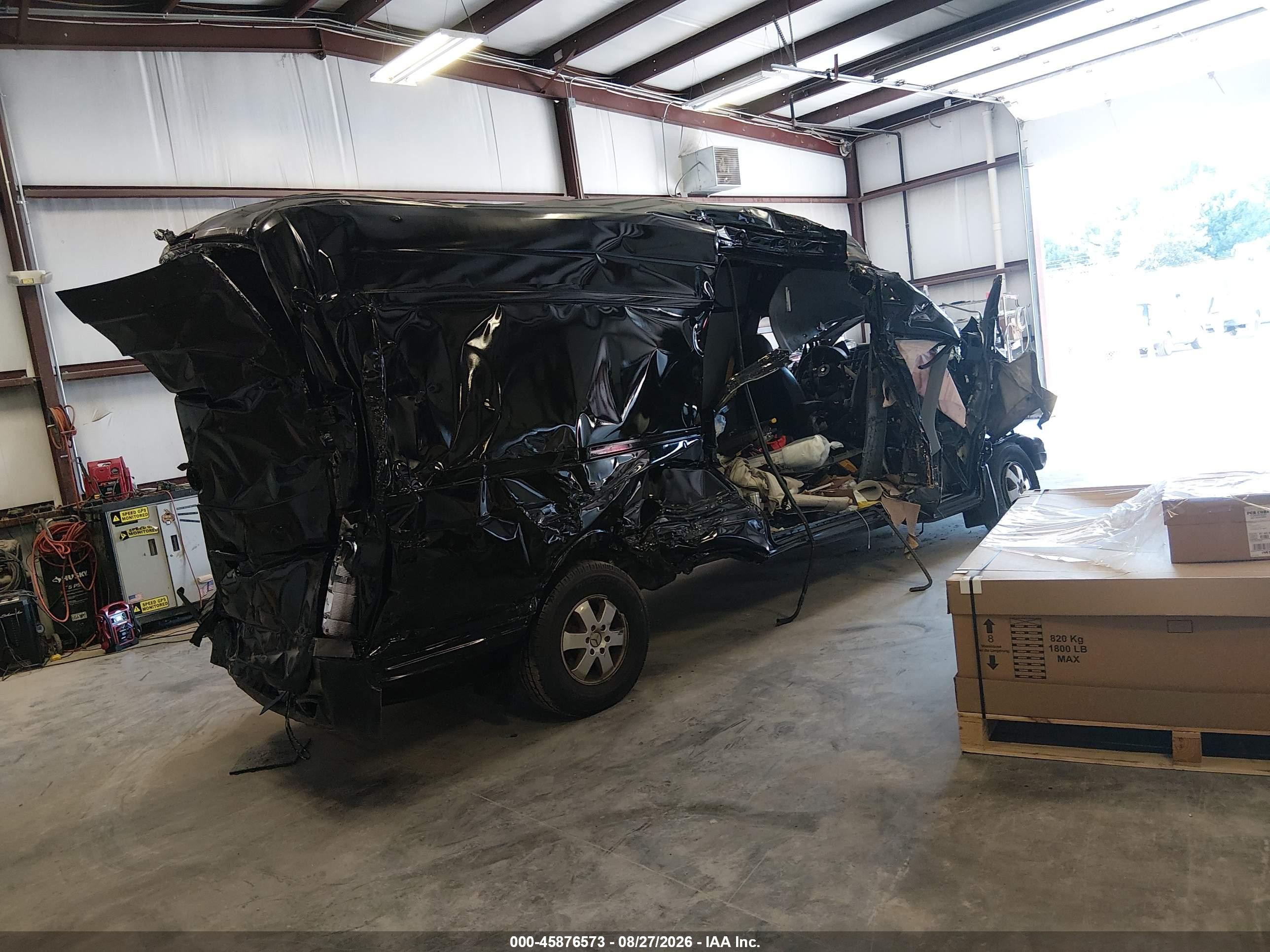 2016 Mercedes-benz Sprinter 2500 High Roof Black vin: WD3PE8DD0GP271812