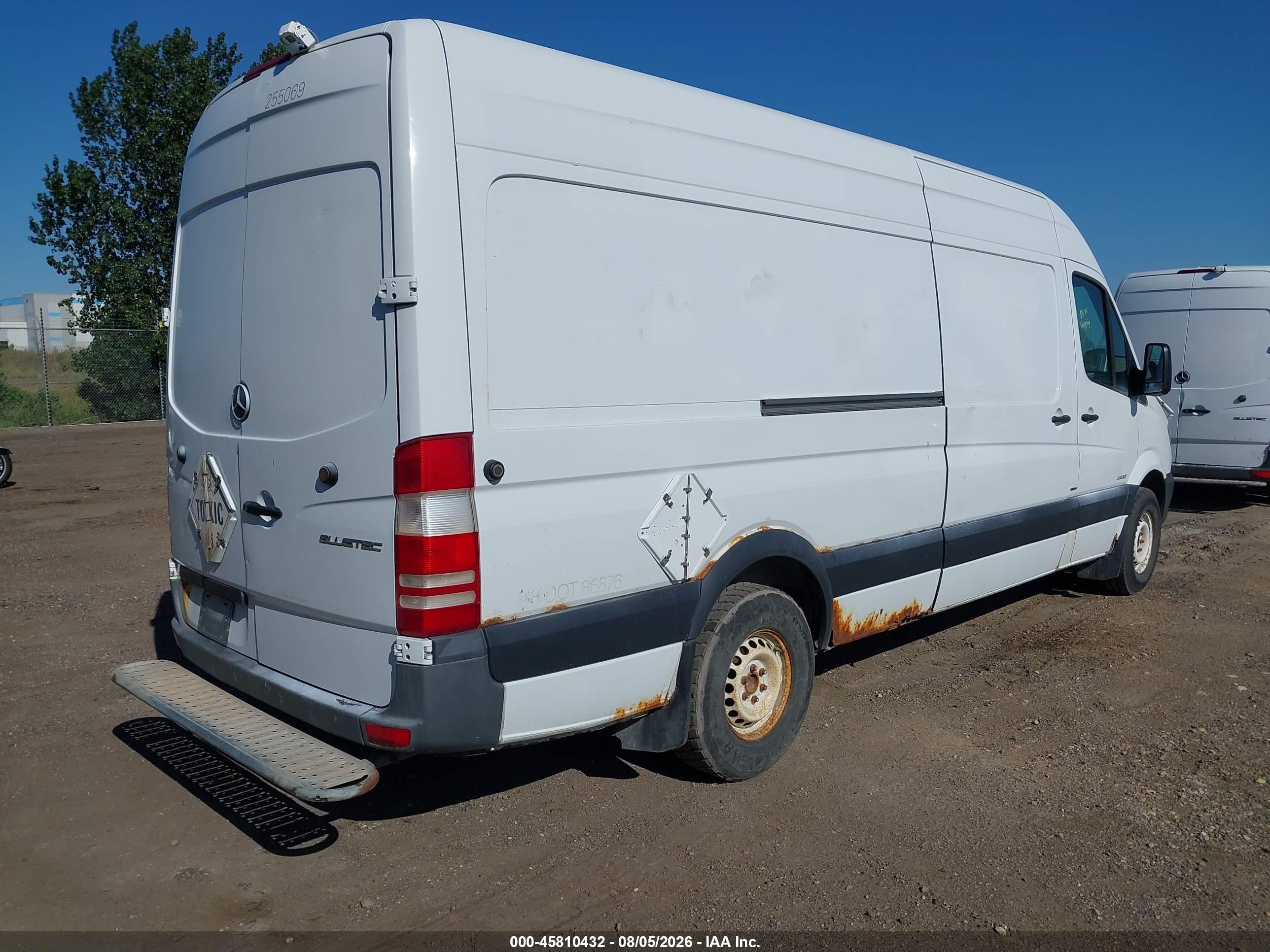 2014 Mercedes-benz Sprinter 2500 High Roof Белый vin: WD3PE8DE1E5899170