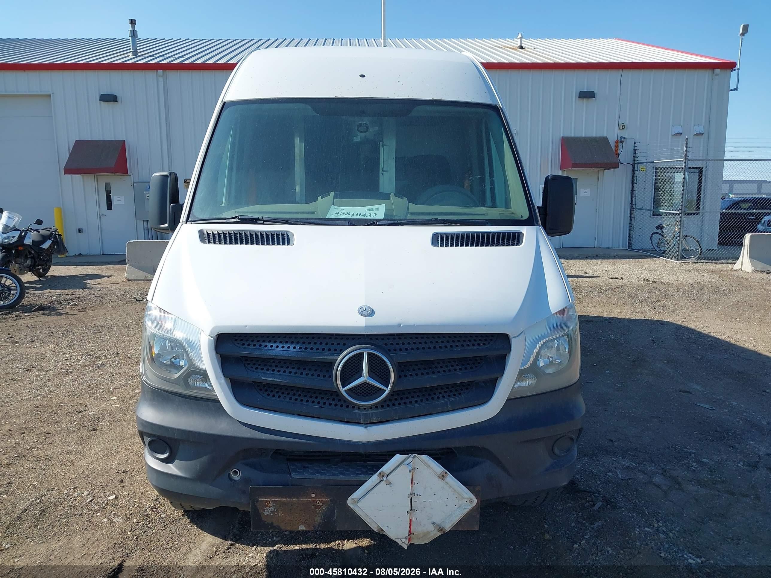 2014 Mercedes-benz Sprinter 2500 High Roof Белый vin: WD3PE8DE1E5899170