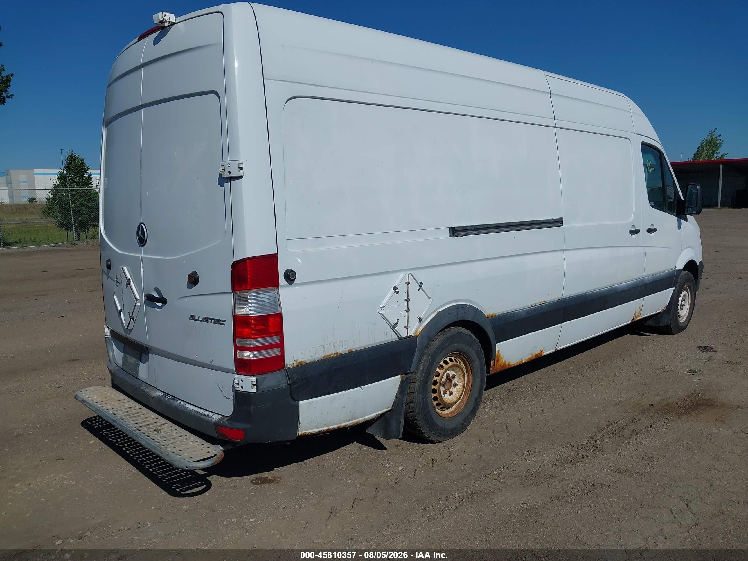 2014 Mercedes-benz Sprinter 2500 High Roof Белый vin: WD3PE8DE5E5899172