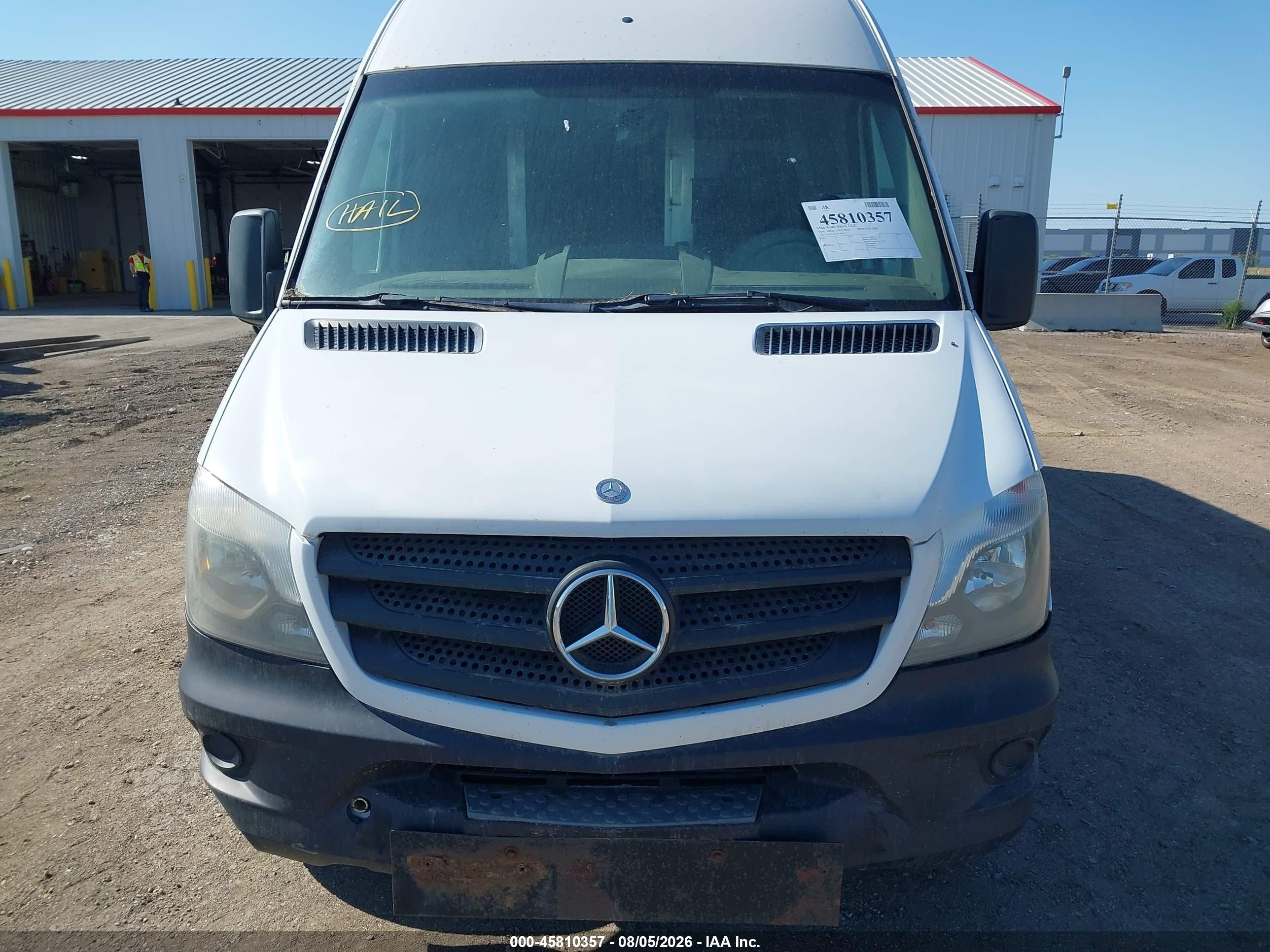 2014 Mercedes-benz Sprinter 2500 High Roof Белый vin: WD3PE8DE5E5899172