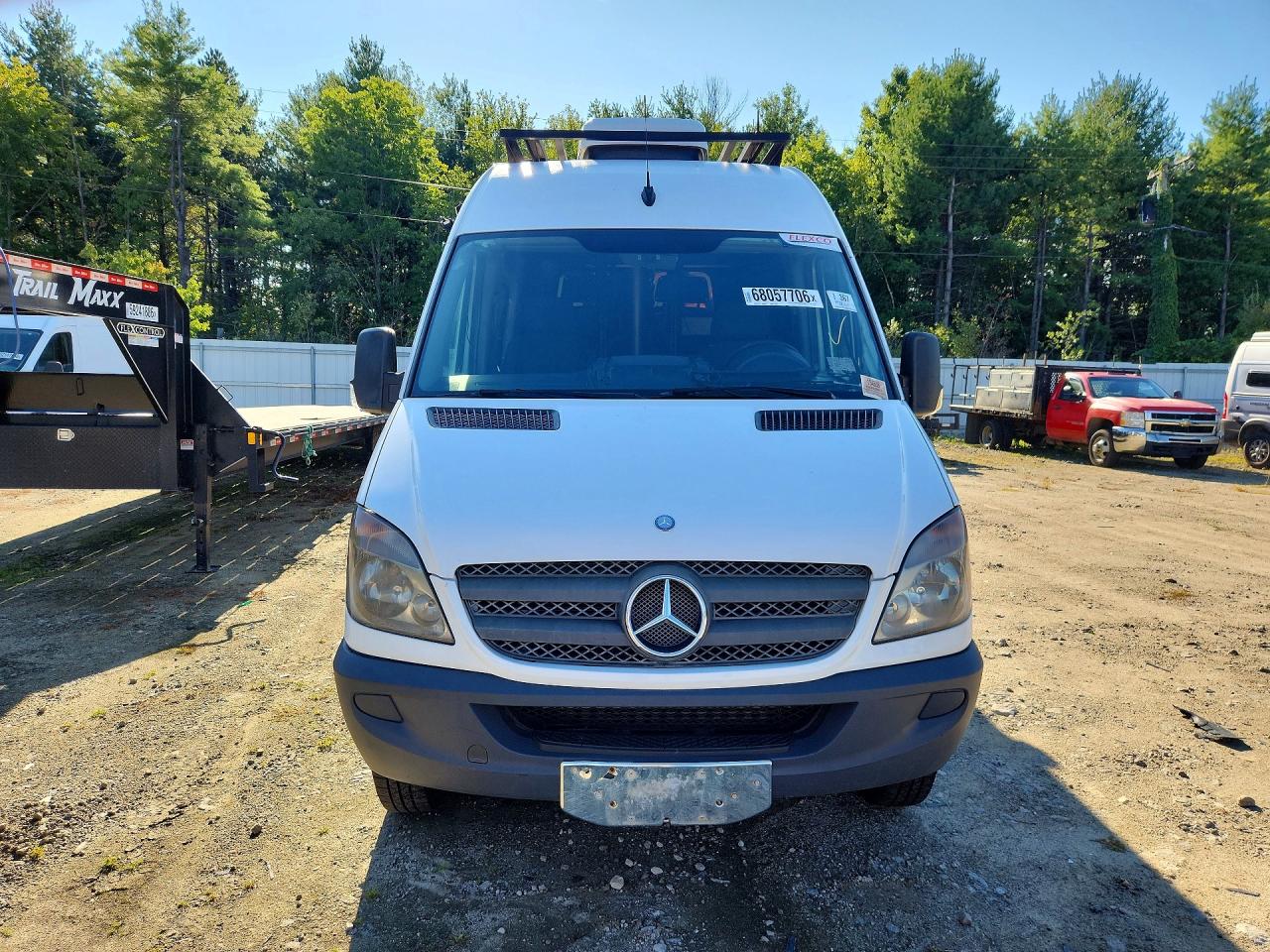 2013 Mercedes-benz Sprinter 3500 White vin: WD3PF0CC6D5813400