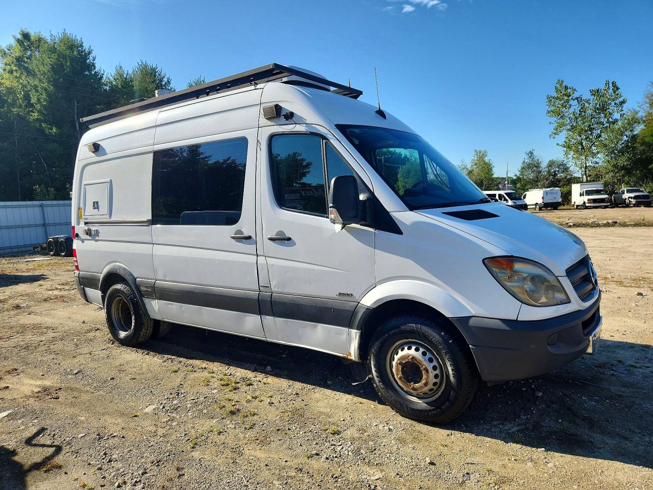 2013 Mercedes-benz Sprinter 3500 White vin: WD3PF0CC6D5813400