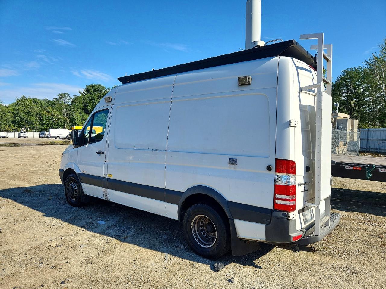 2013 Mercedes-benz Sprinter 3500 White vin: WD3PF0CC6D5813400