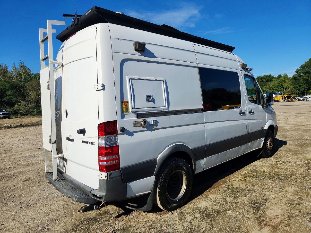 2013 Mercedes-benz Sprinter 3500 White vin: WD3PF0CC6D5813400