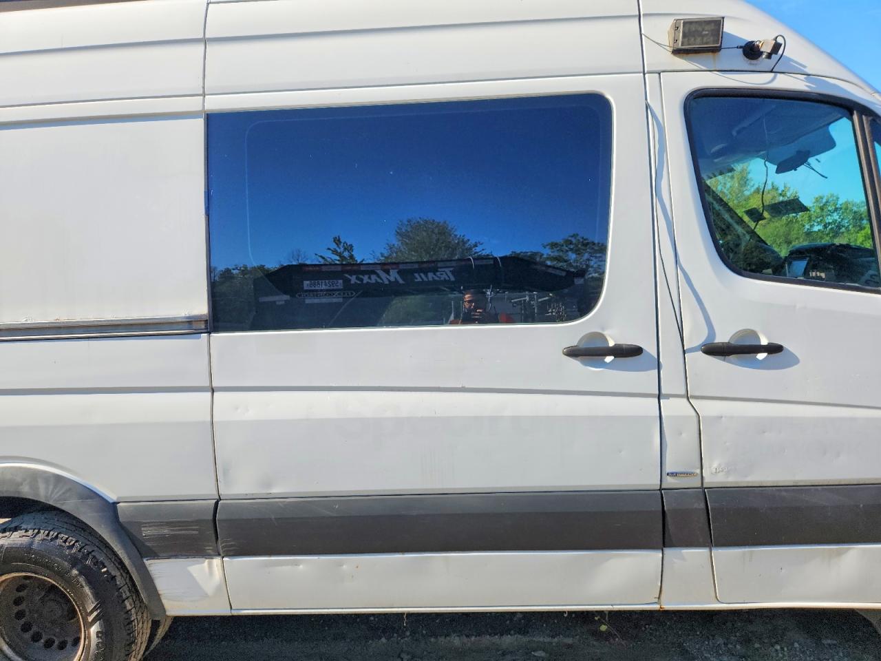 2013 Mercedes-benz Sprinter 3500 White vin: WD3PF0CC6D5813400