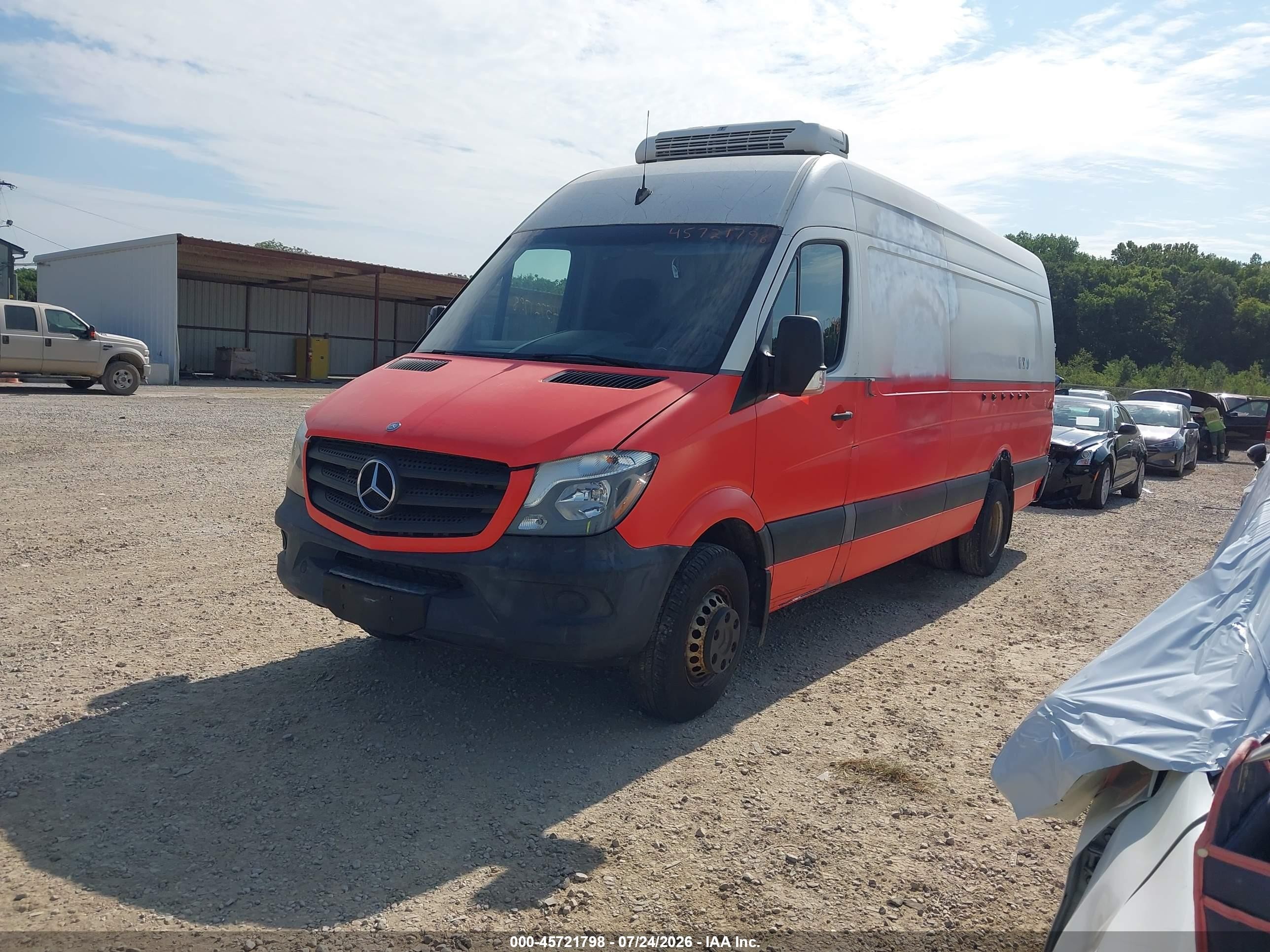 2015 Mercedes-benz Sprinter 3500 High  Roof White vin: WD3PF1CC2FP138965