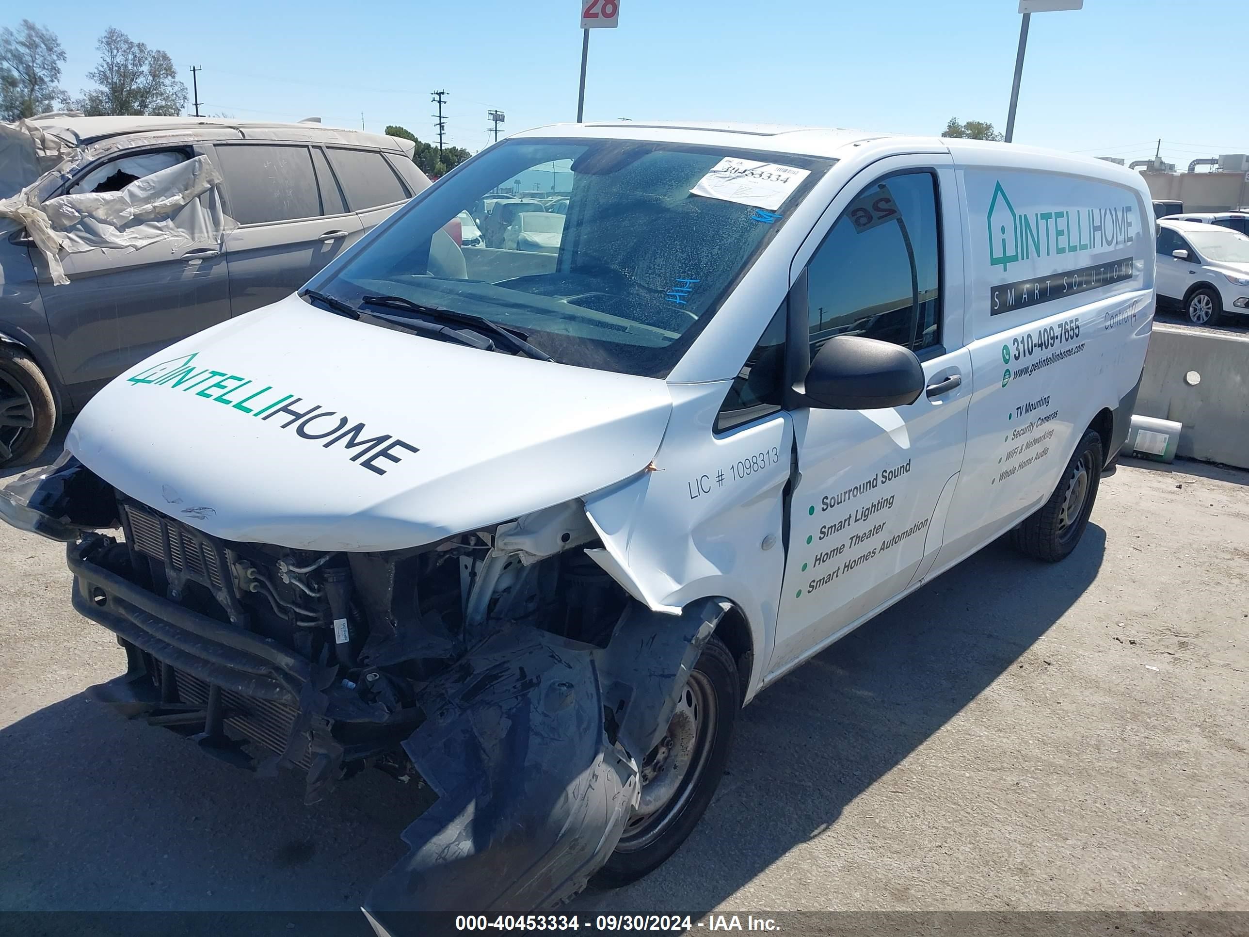 2017 Mercedes-benz Metris   White vin: WD3PG2EA3H3252899