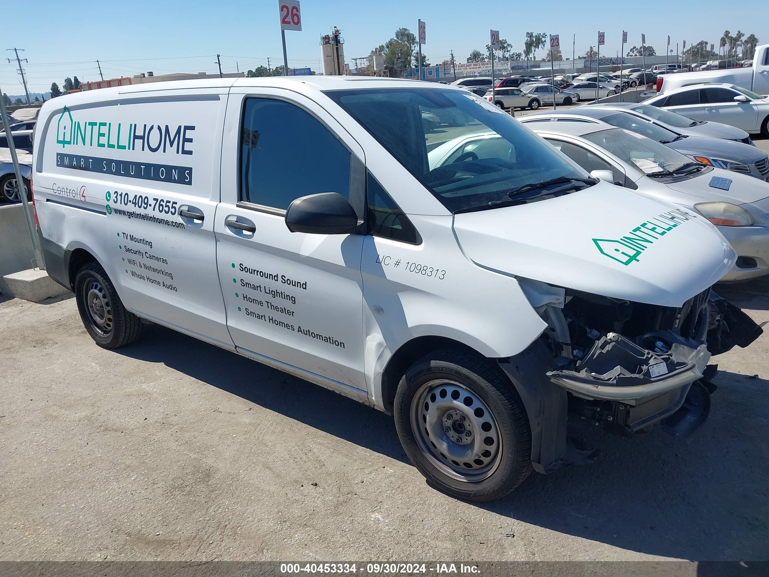 2017 Mercedes-benz Metris   White vin: WD3PG2EA3H3252899