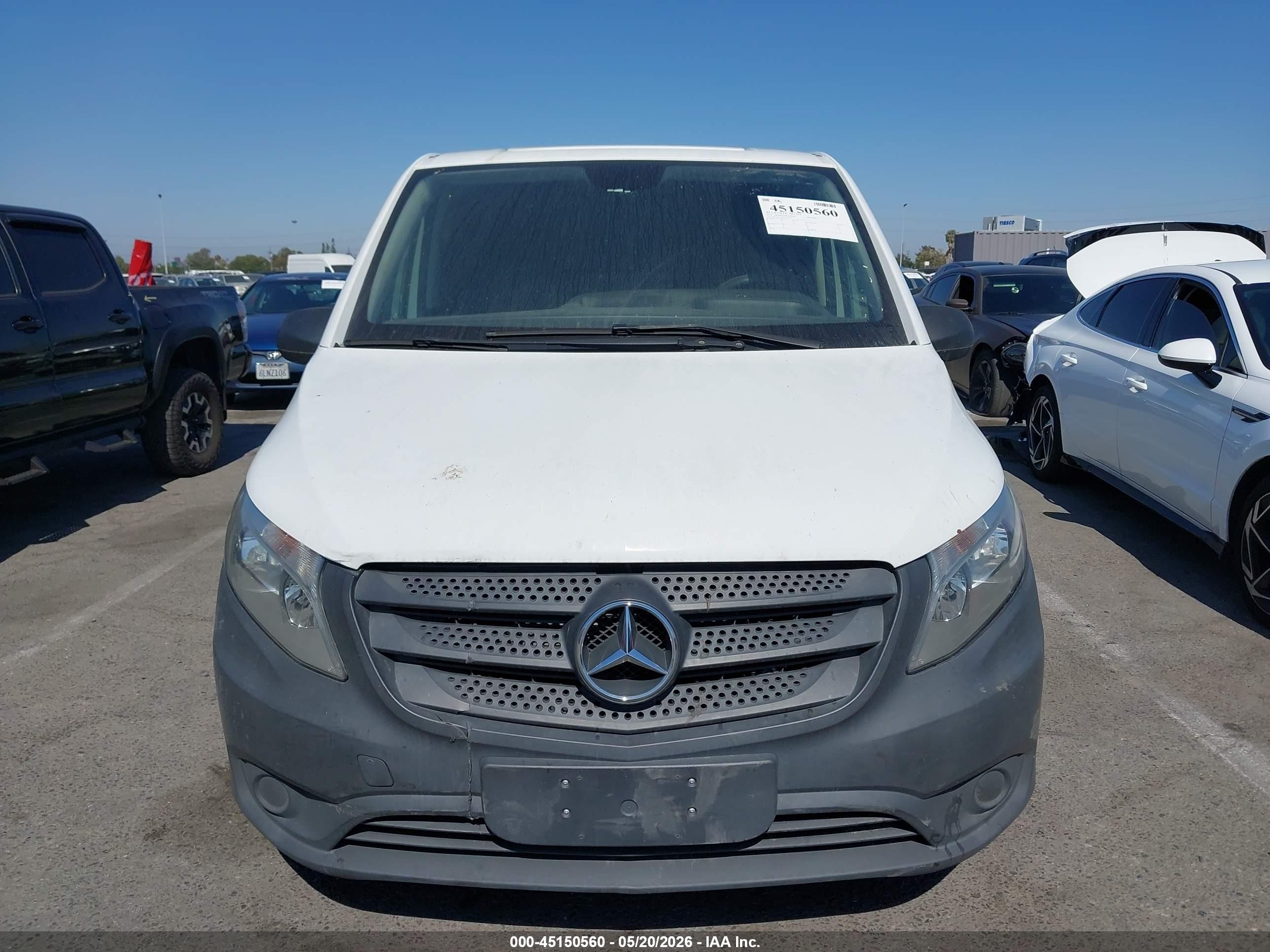 2016 Mercedes-benz Metris   White vin: WD3PG2EA6G3160359