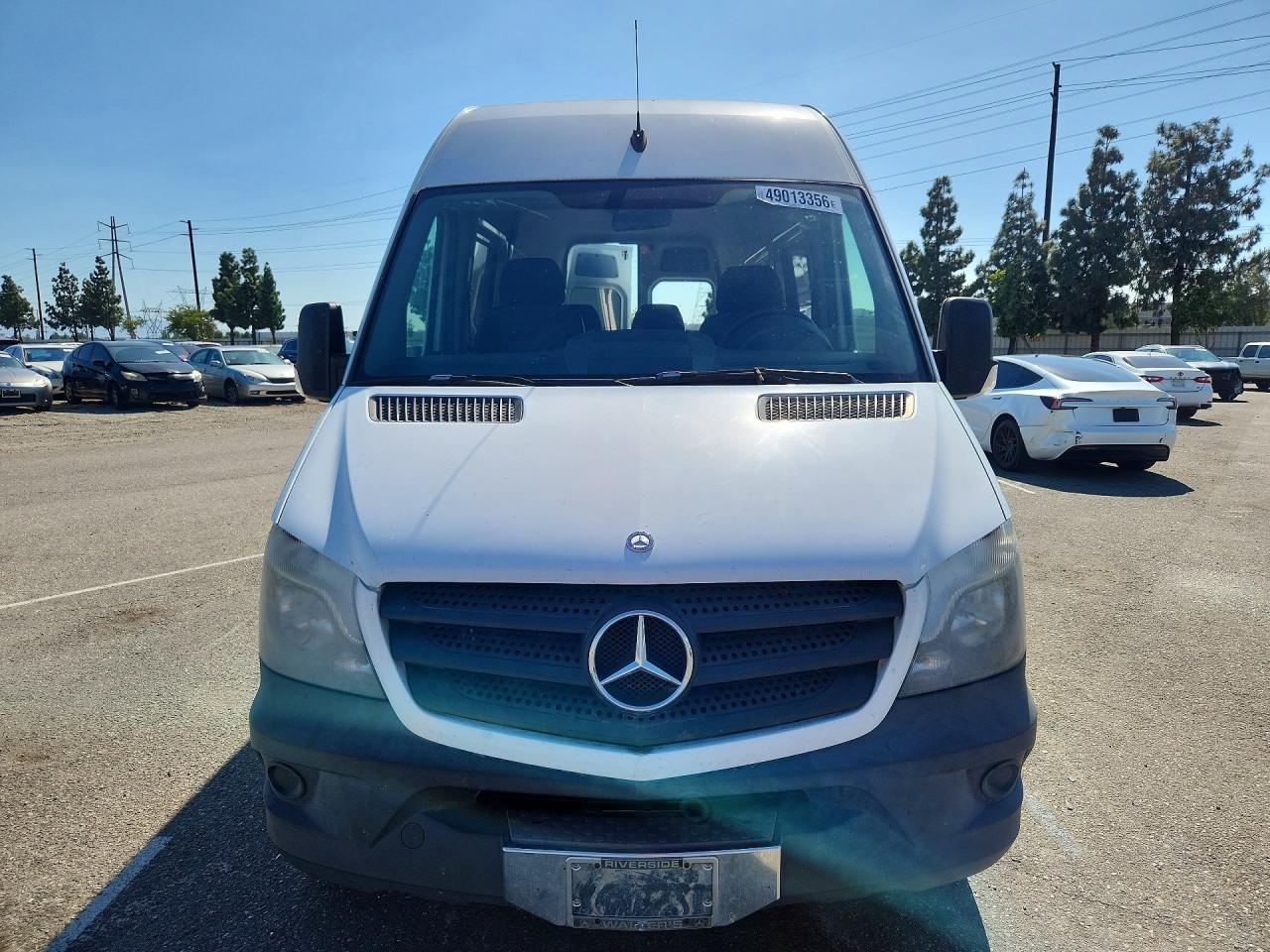 2014 Mercedes-benz Sprinter 2500 White vin: WD4PE8CC9E5859124