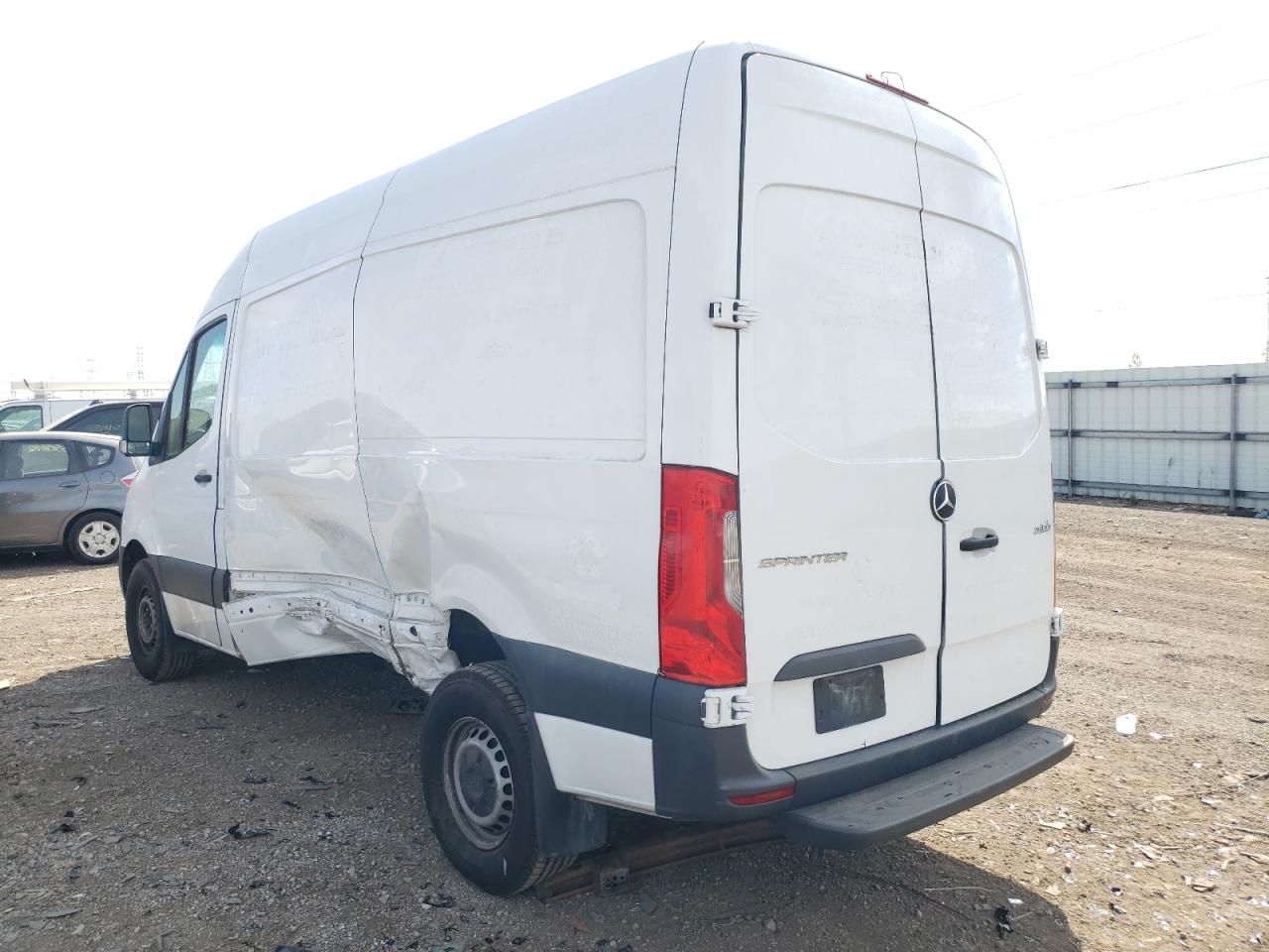 2019 Mercedes-benz Sprinter 2500/3500 White vin: WD4PF0CD3KP026104