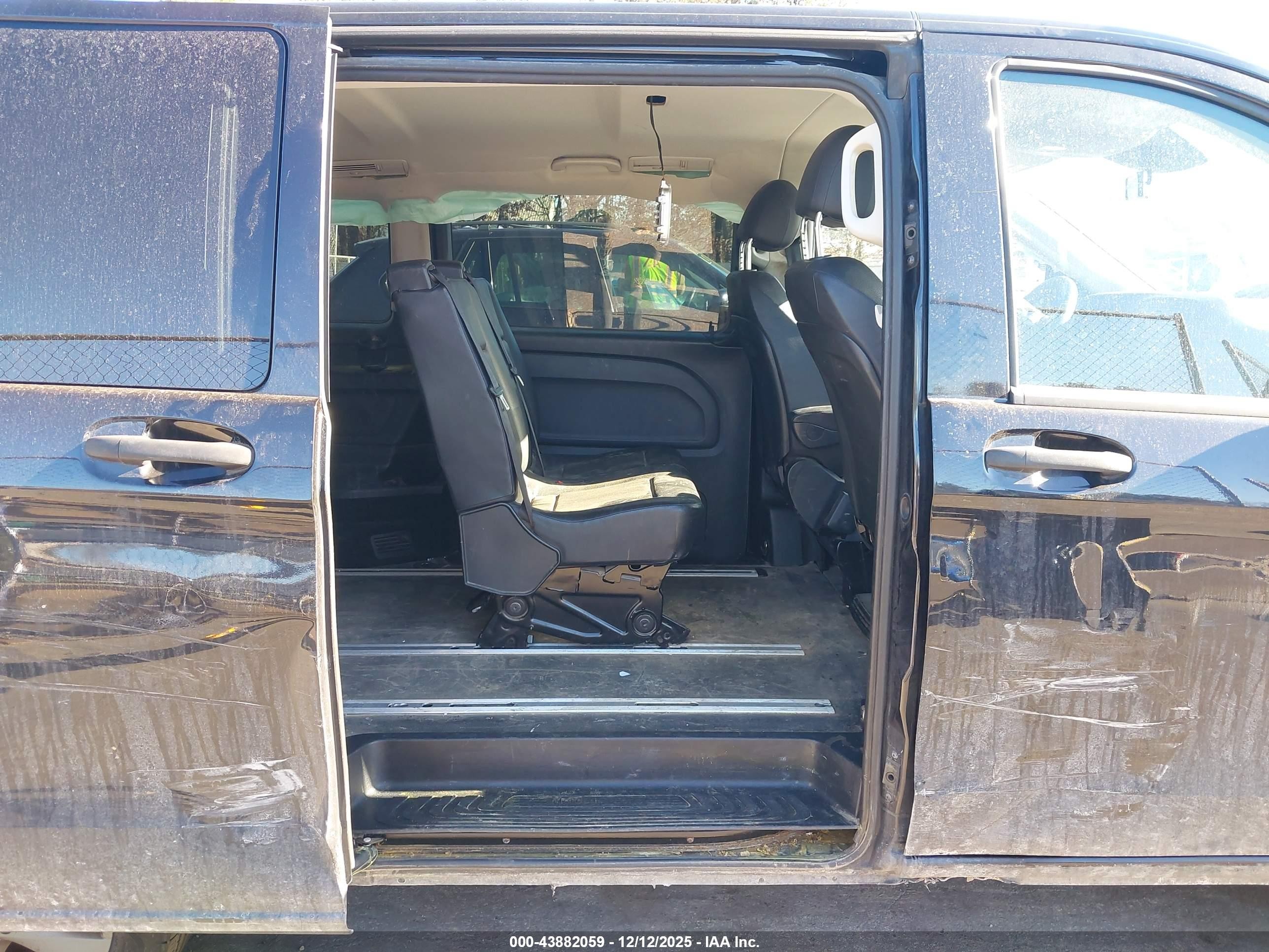 2017 Mercedes-benz Metris Black vin: WD4PG2EE0H3266404