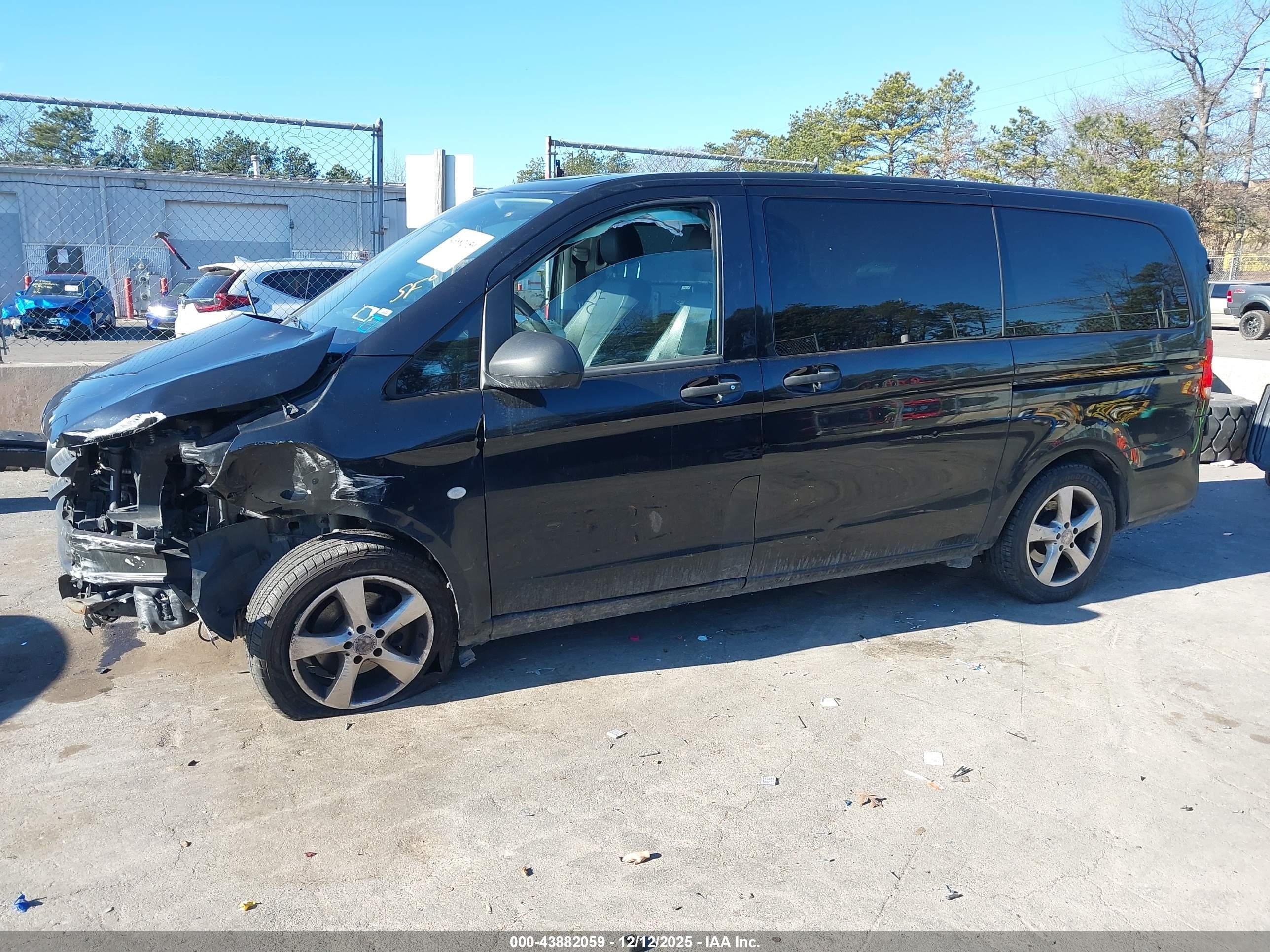 2017 Mercedes-benz Metris Black vin: WD4PG2EE0H3266404