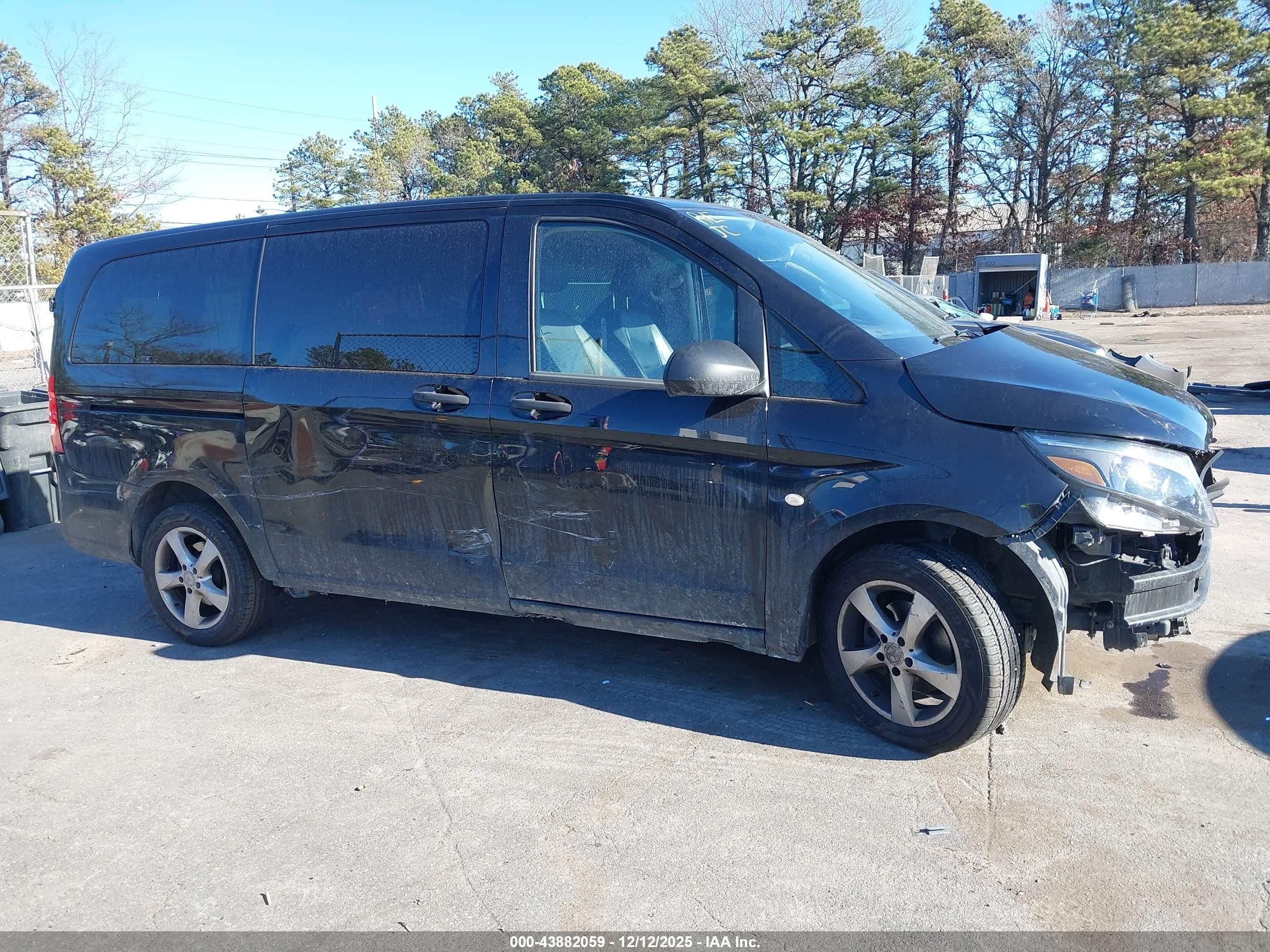 2017 Mercedes-benz Metris Black vin: WD4PG2EE0H3266404