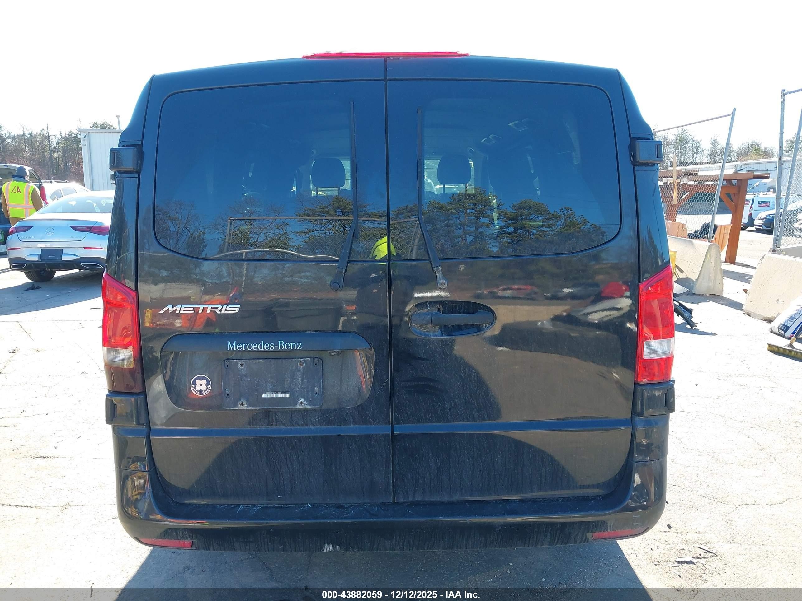 2017 Mercedes-benz Metris Black vin: WD4PG2EE0H3266404