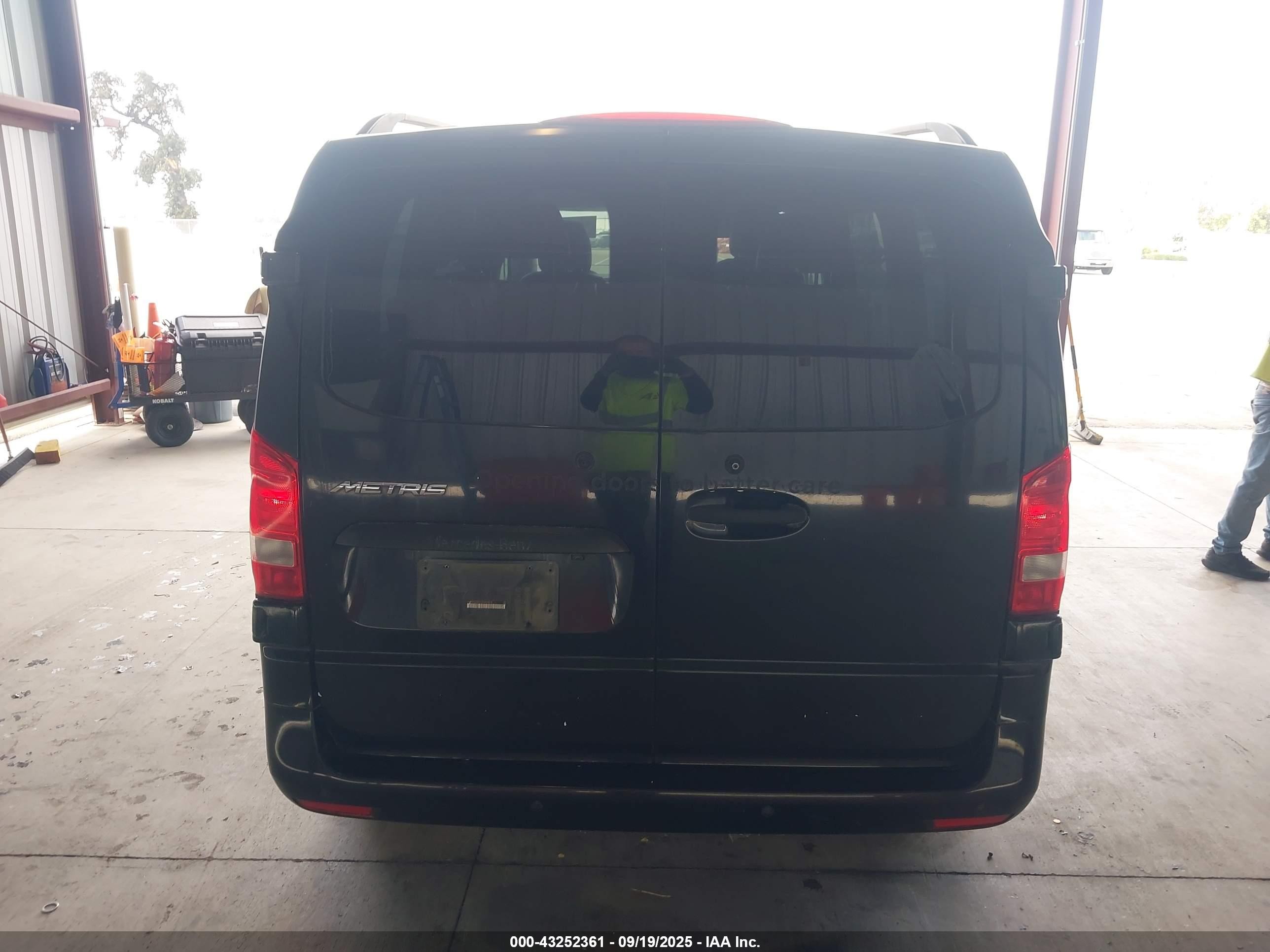 2018 Mercedes-benz Metris   Black vin: WD4PG2EE0J3342824